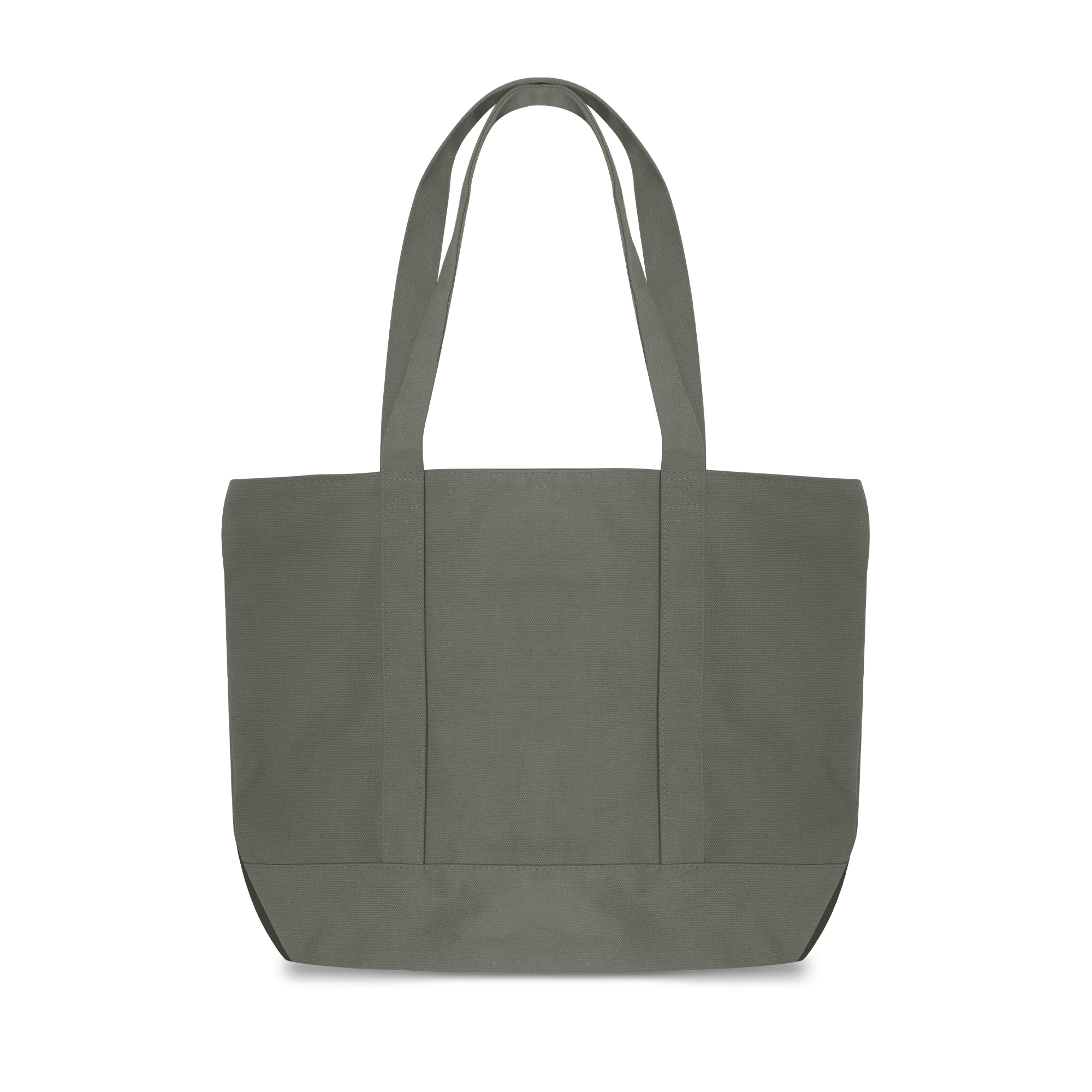 Canvas Zippered Tote Shoulder Bag - Image 4