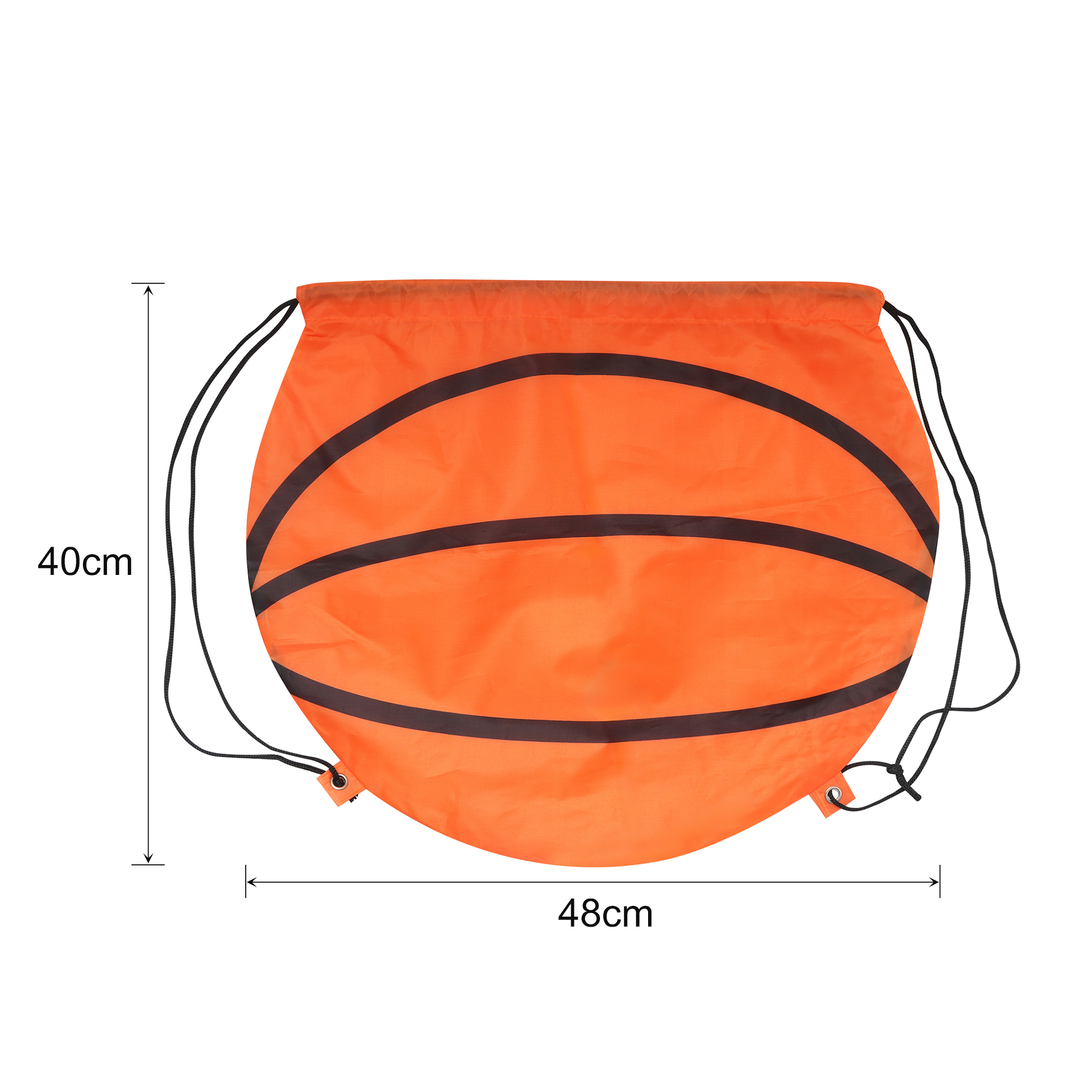 Ball Shaped Drawstring Backpack - Image 5