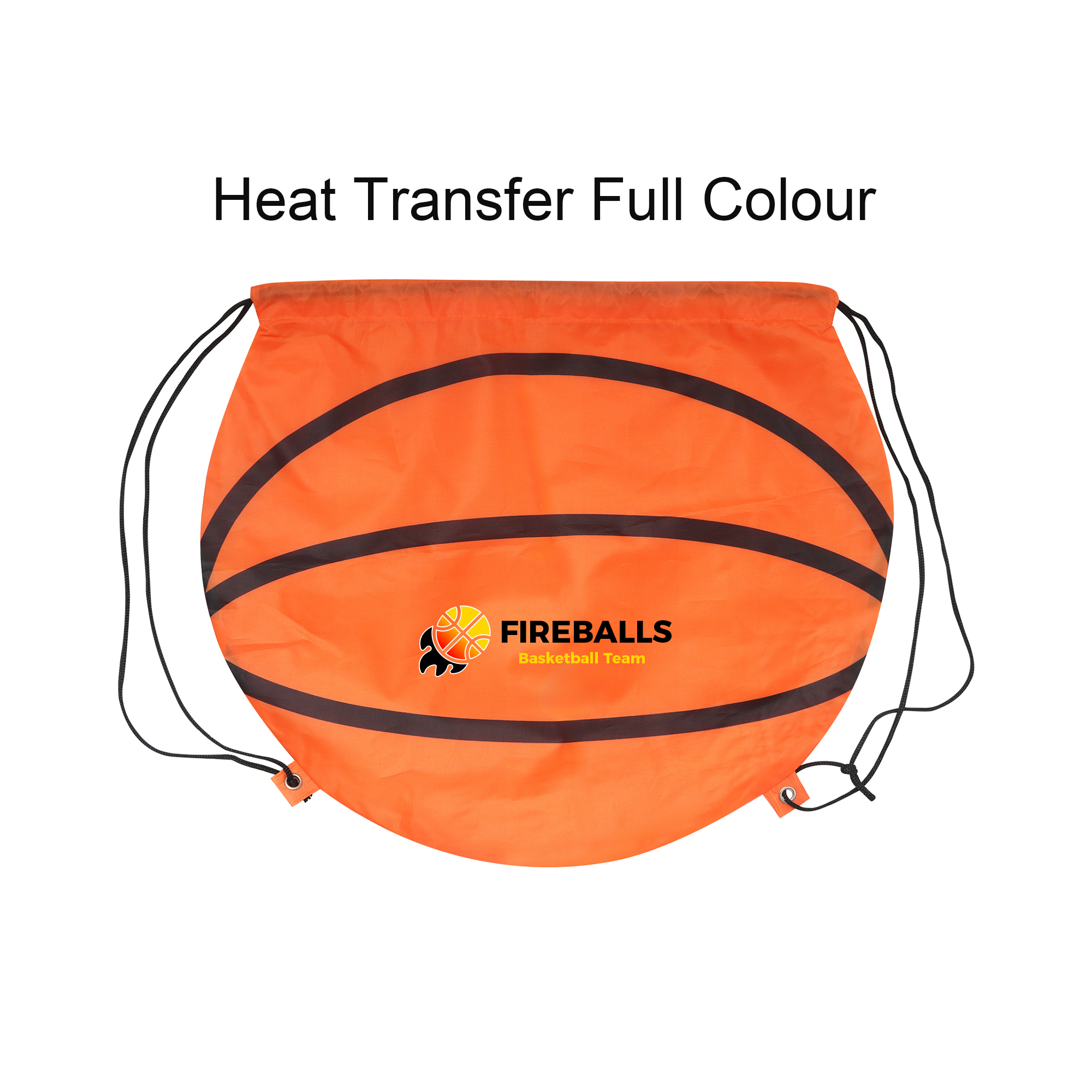 Ball Shaped Drawstring Backpack - Image 6