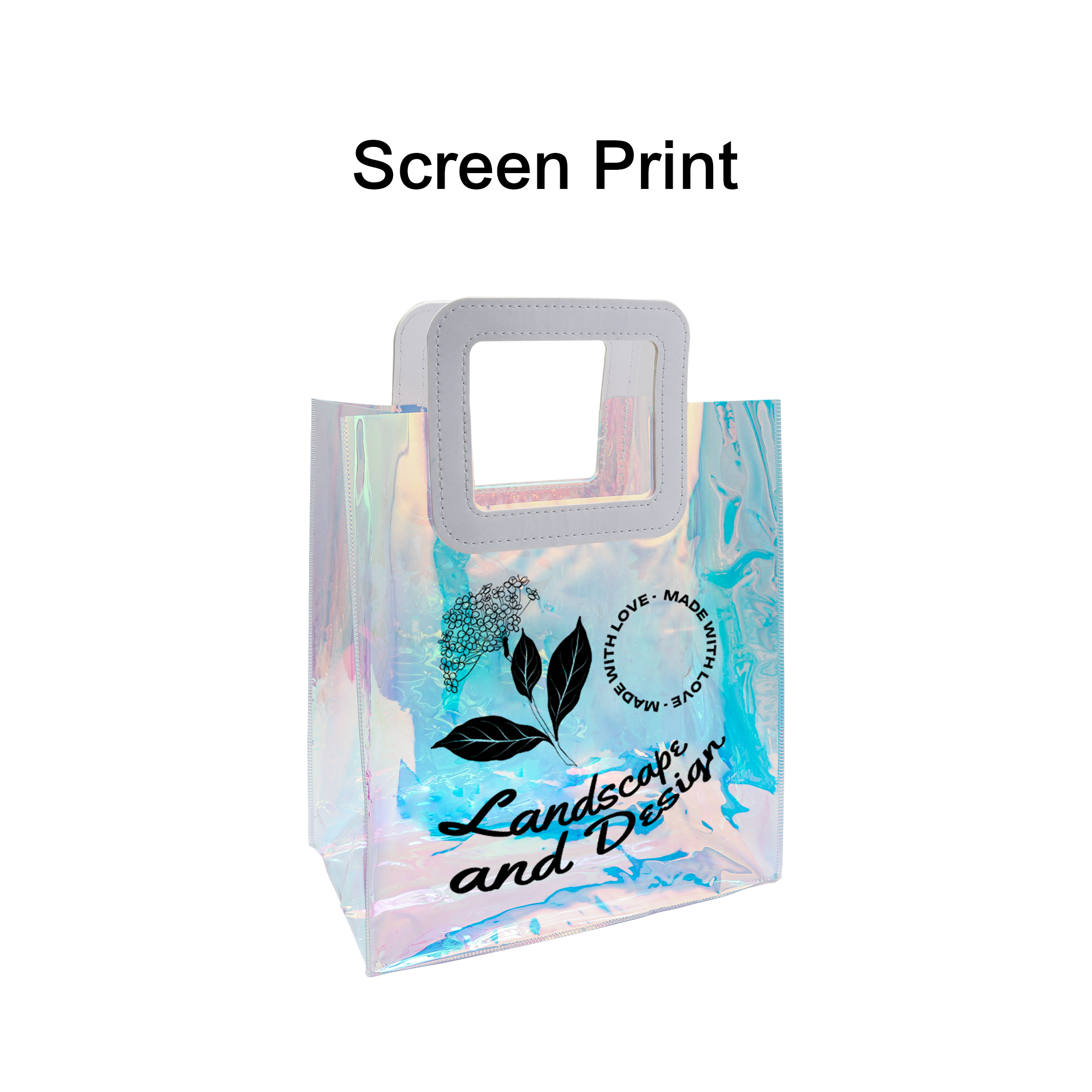 Iridescent Rainbow PVC Bag - Image 3