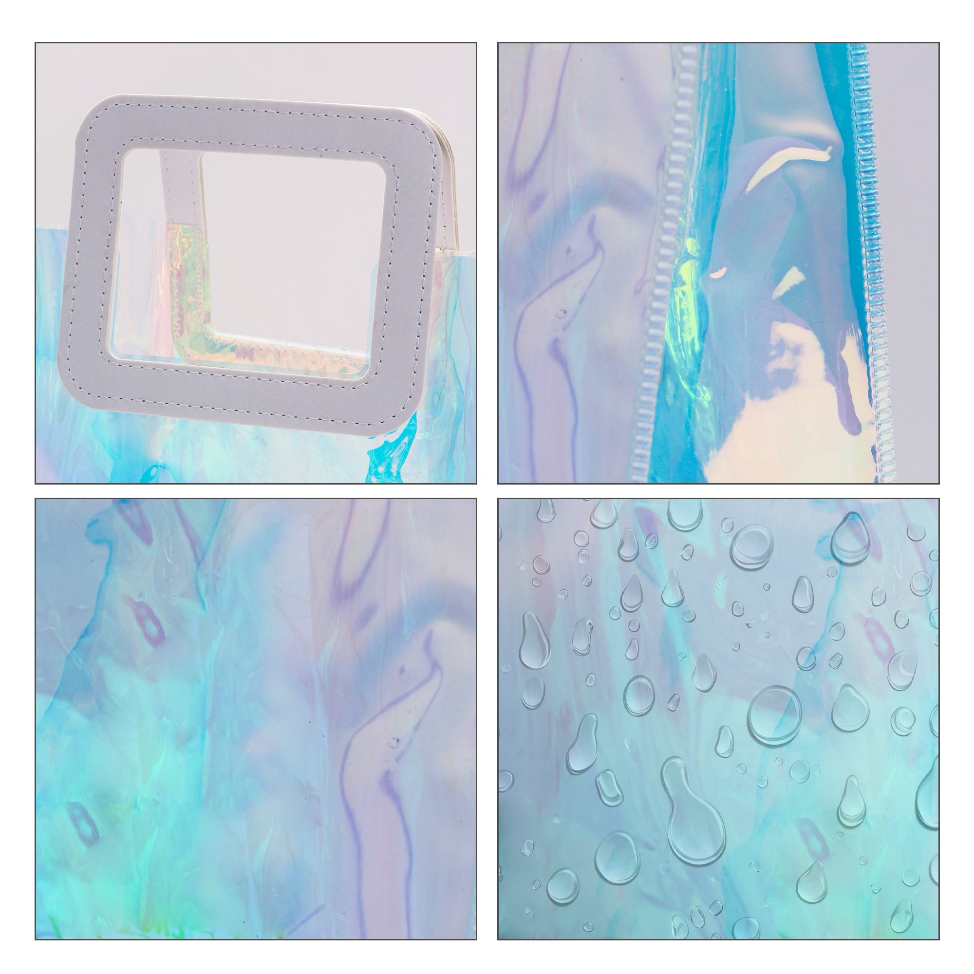 Iridescent Rainbow PVC Bag - Image 4