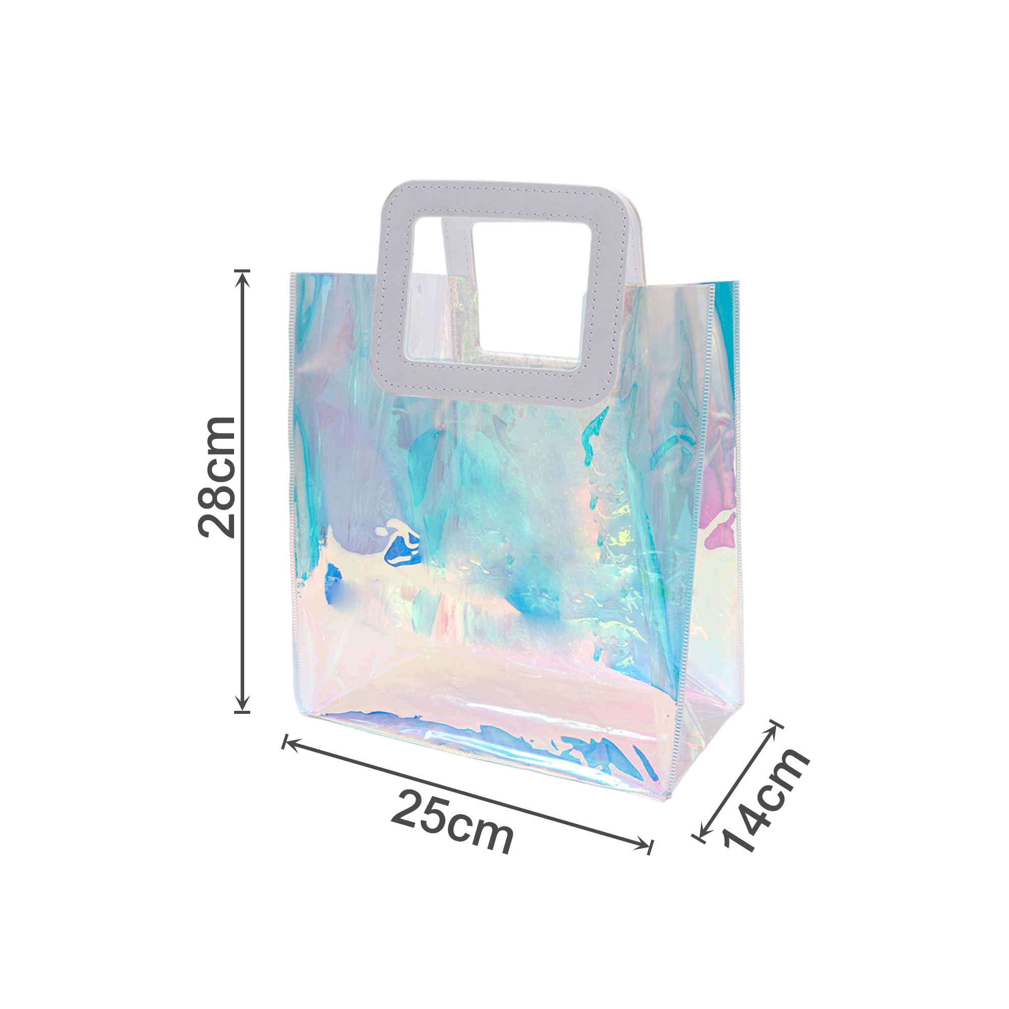 Iridescent Rainbow PVC Bag - Image 2