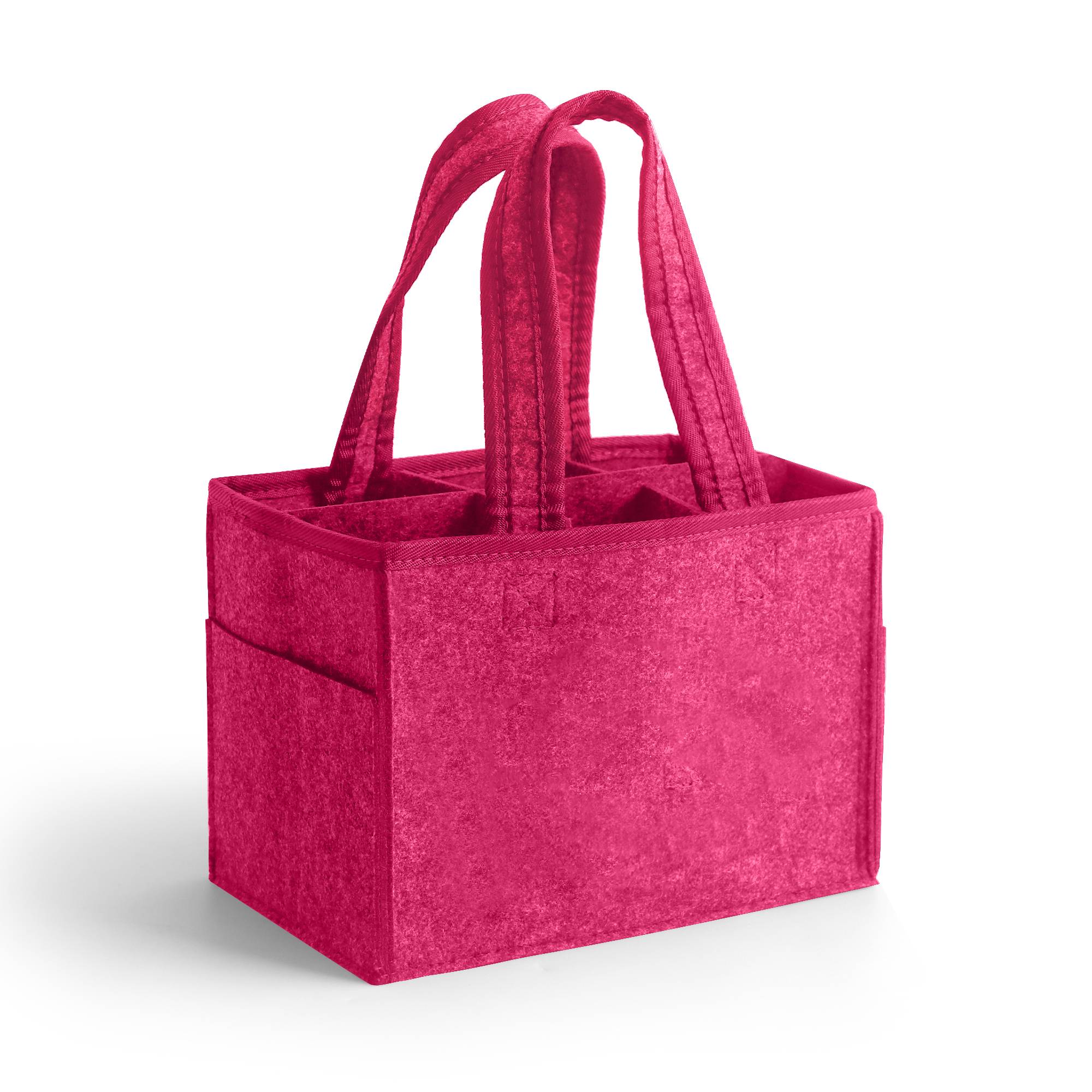 Felt Wine Tote Bag - Image 4