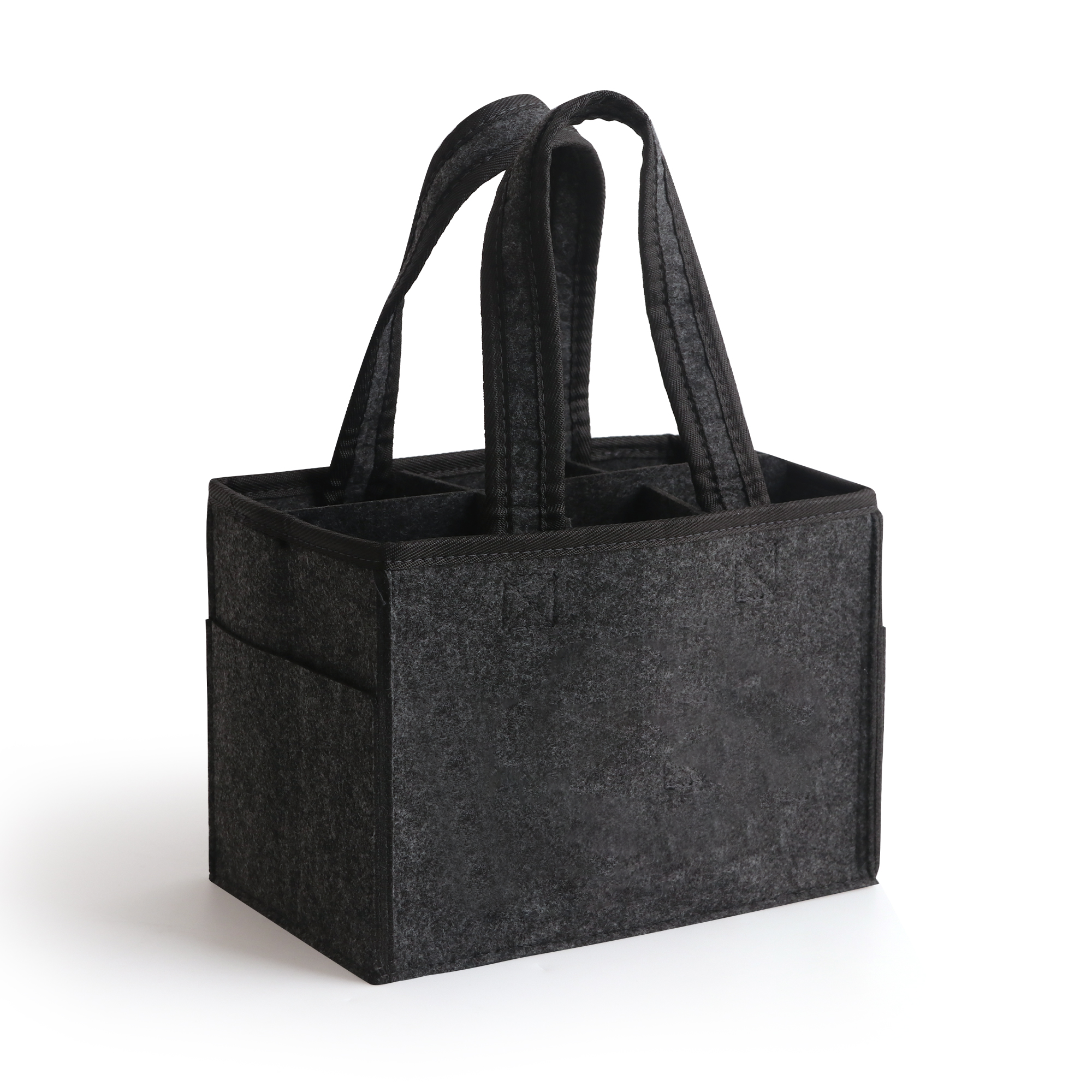 Felt Wine Tote Bag - Image 2