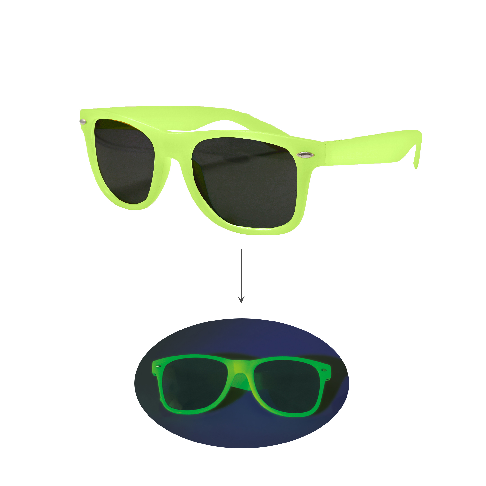 Glow in the Dark Sunglasses - Image 3