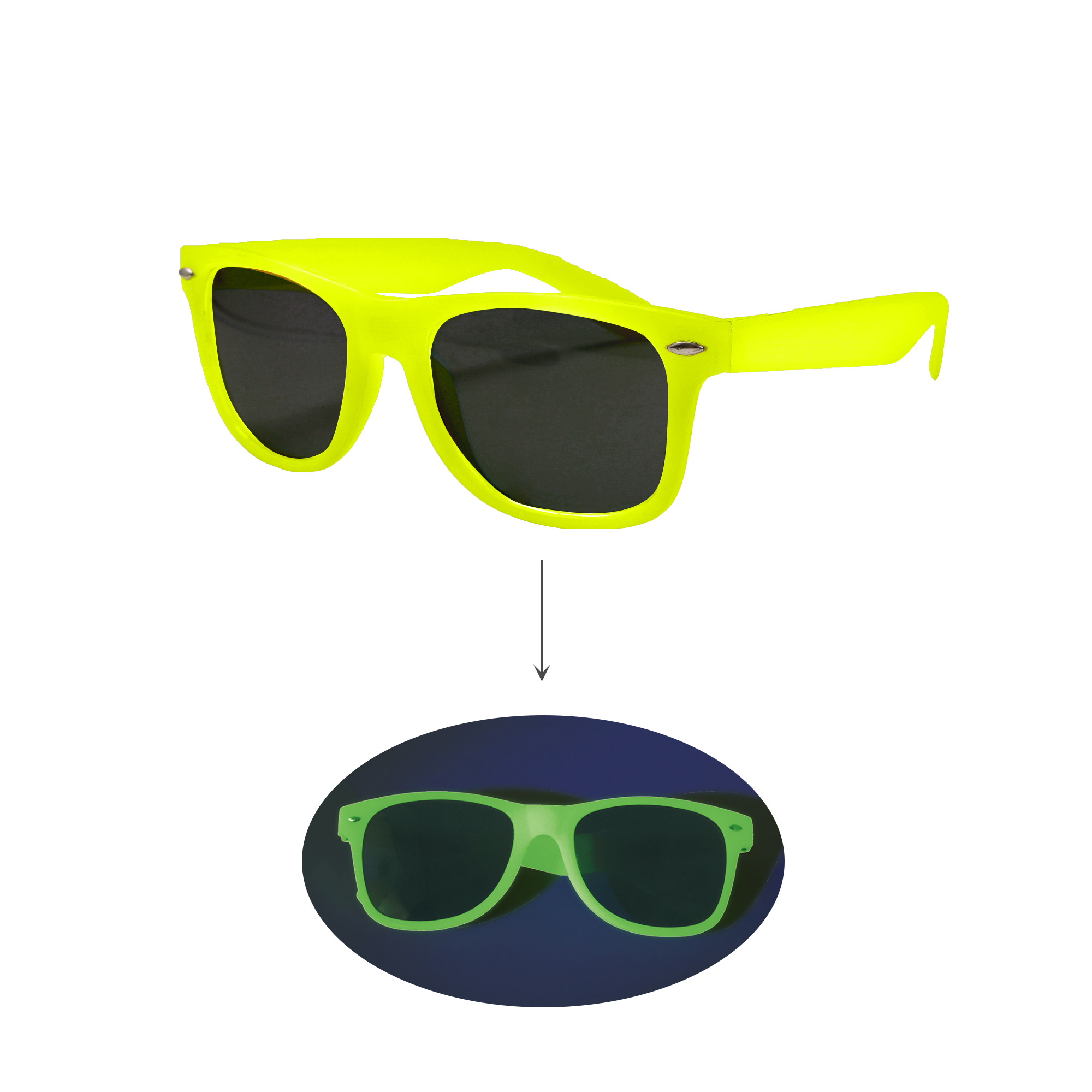 Glow in the Dark Sunglasses - Image 4