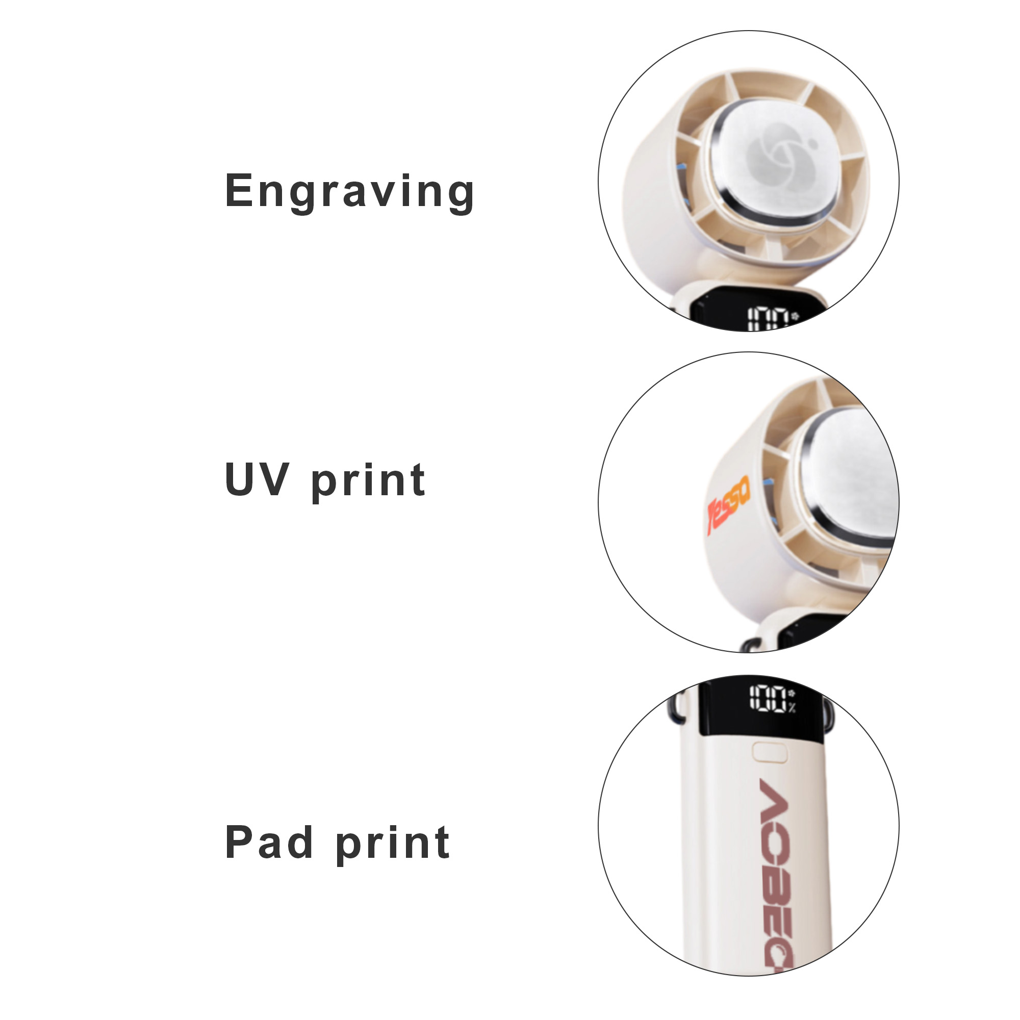 Portable Cooling Fan with Phone Stand - Image 6