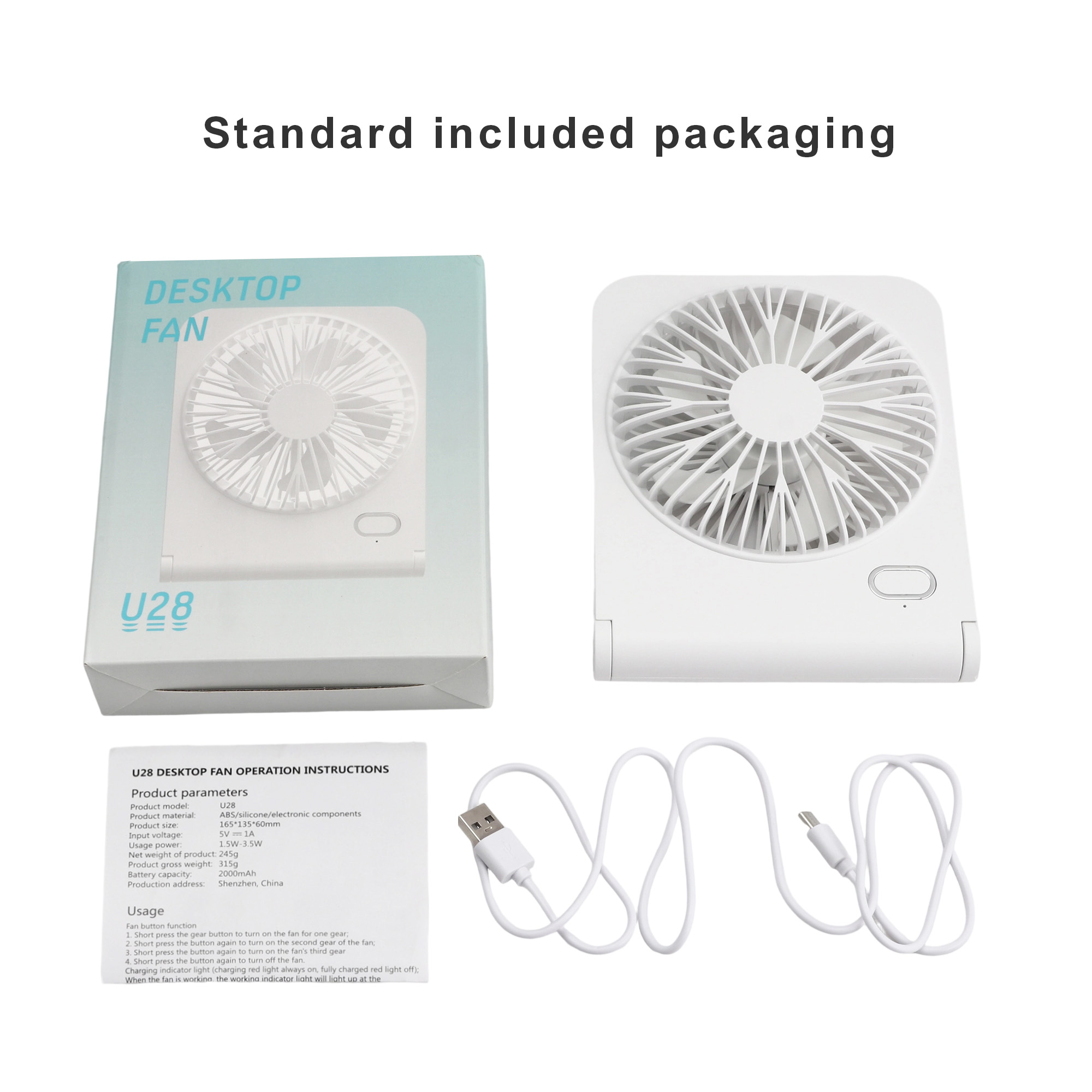 Mini Desk Fan - Image 9