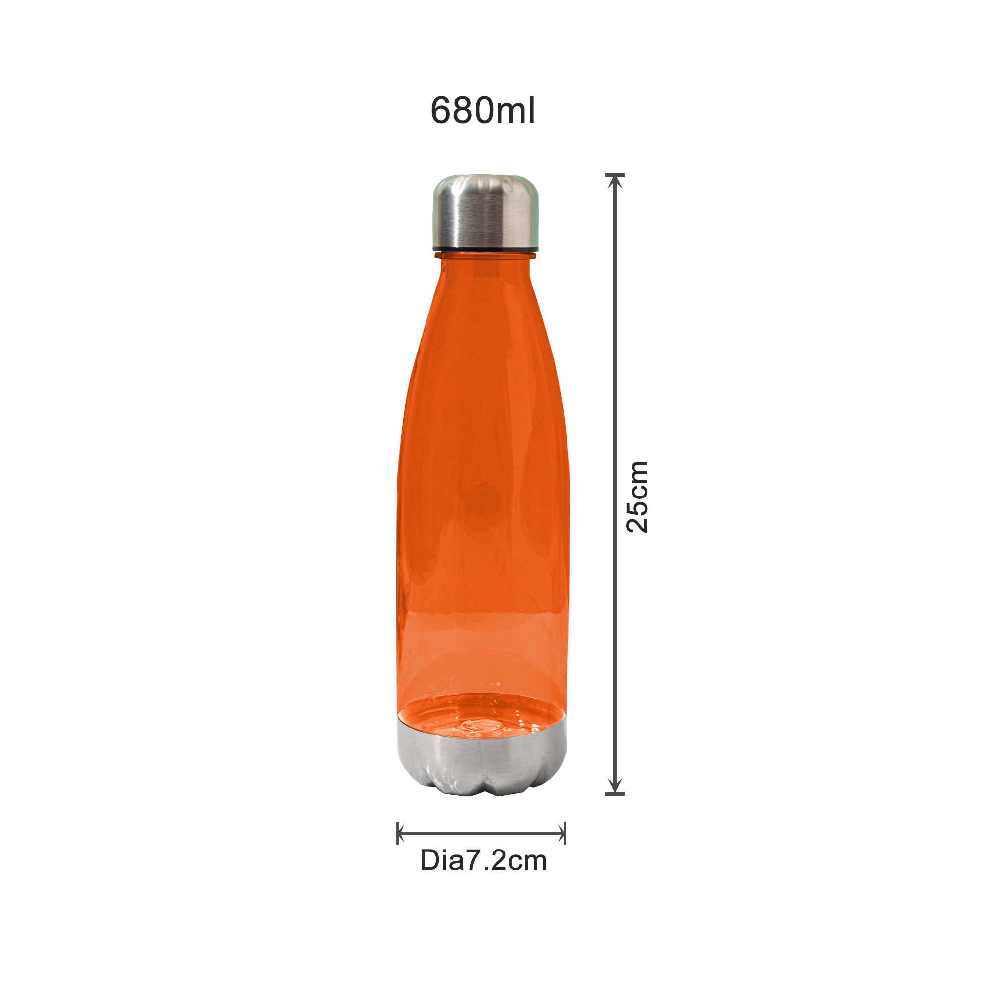 680ML BPA Free Translucent Bottle - Image 7