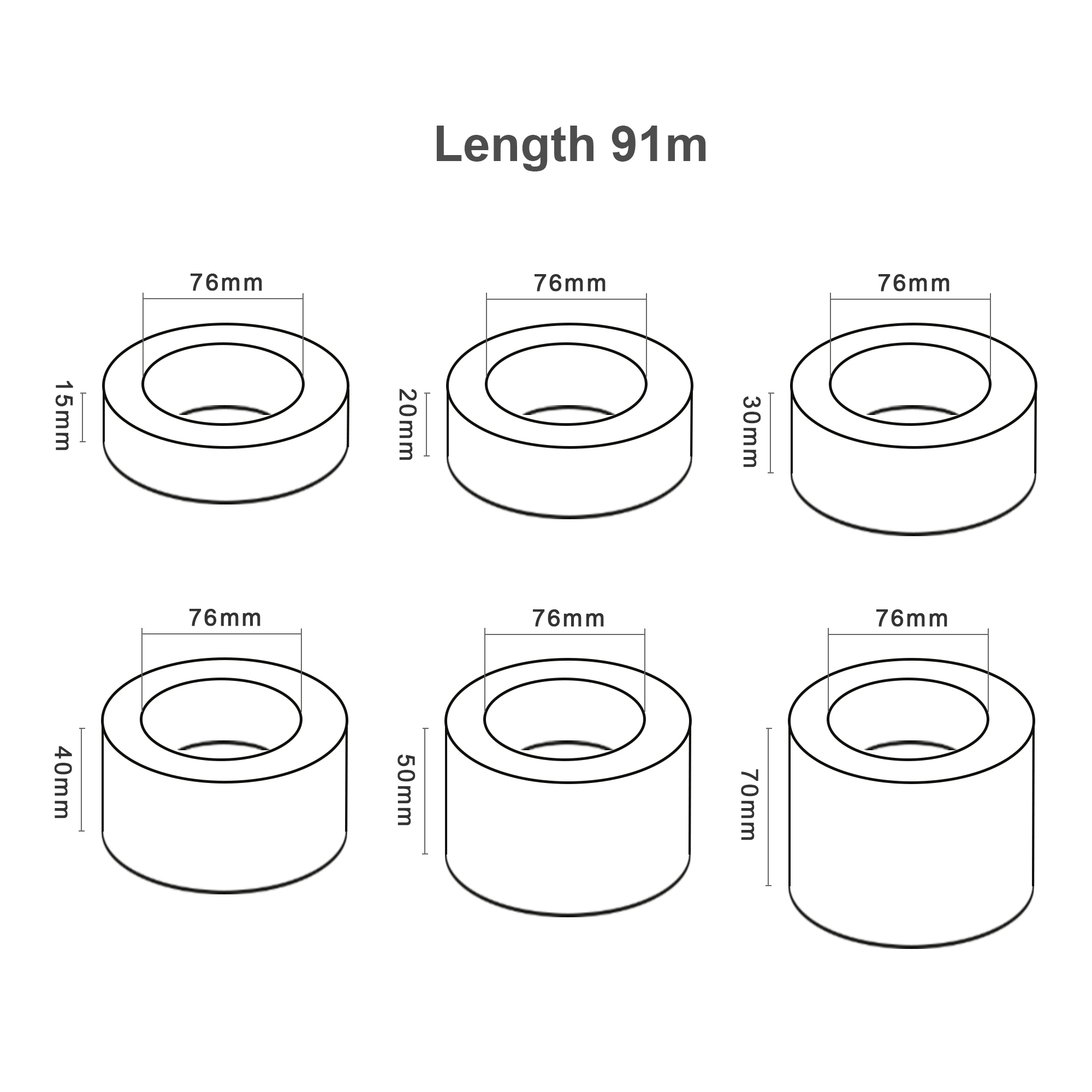 BOPP White Packaging Tape-CMYK Print - Image 3