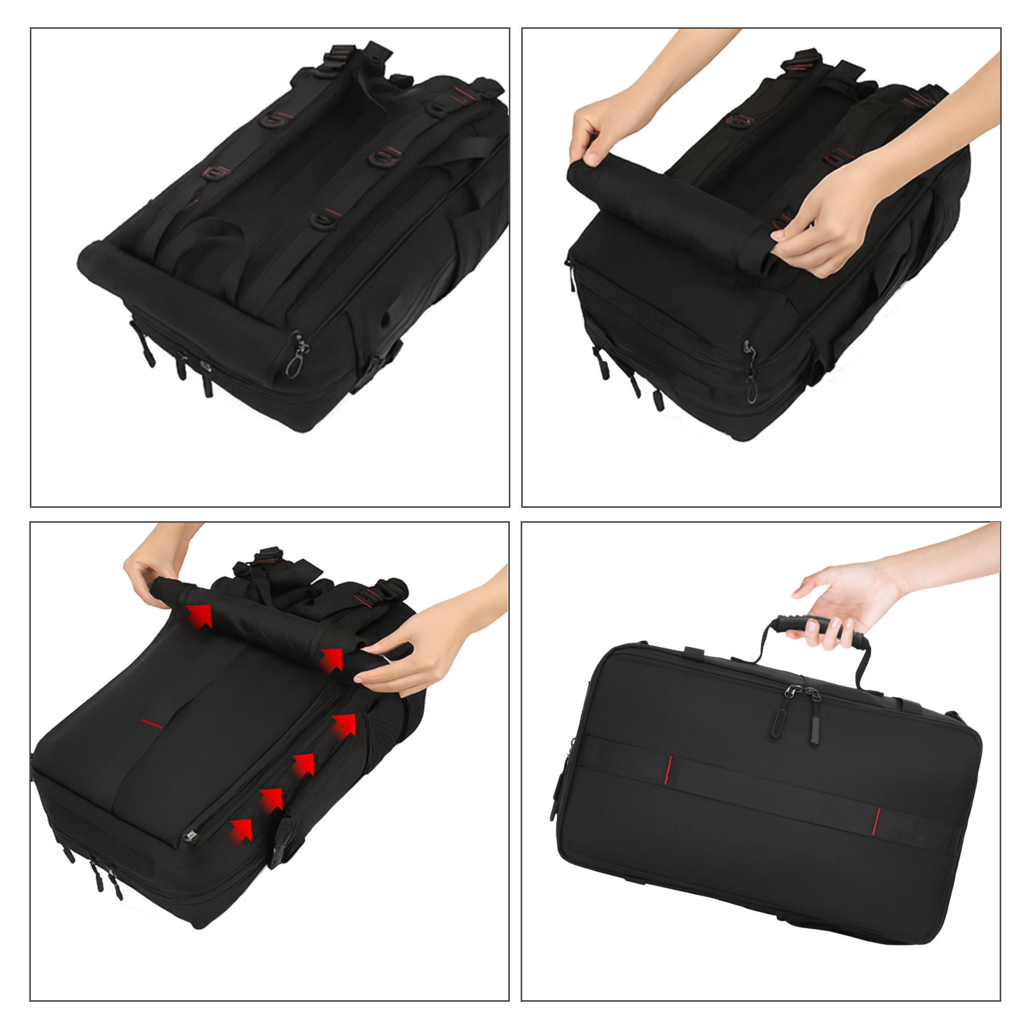 Convertible Backpack Duffel Bag - Image 9