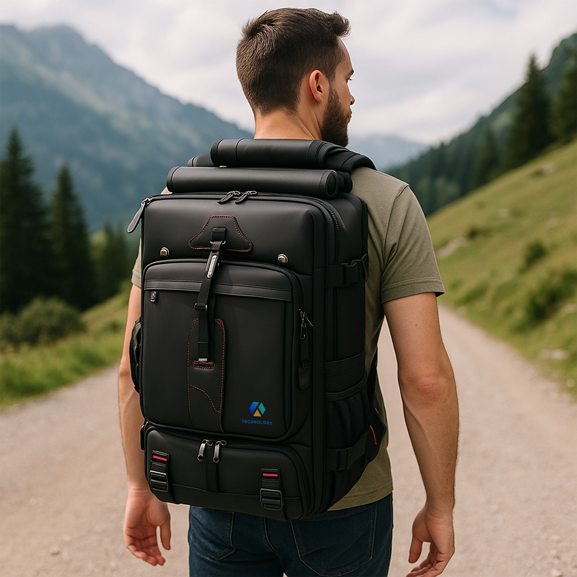 Convertible Backpack Duffel Bag - Image 12