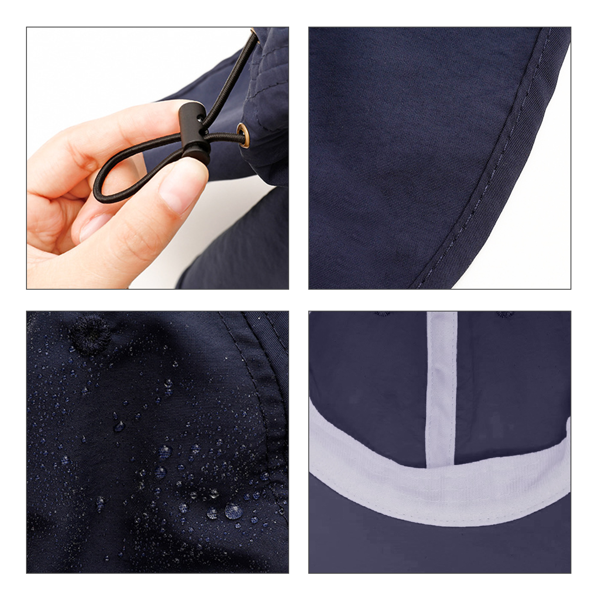 Baseball Cap with Neck Flap - Image 15