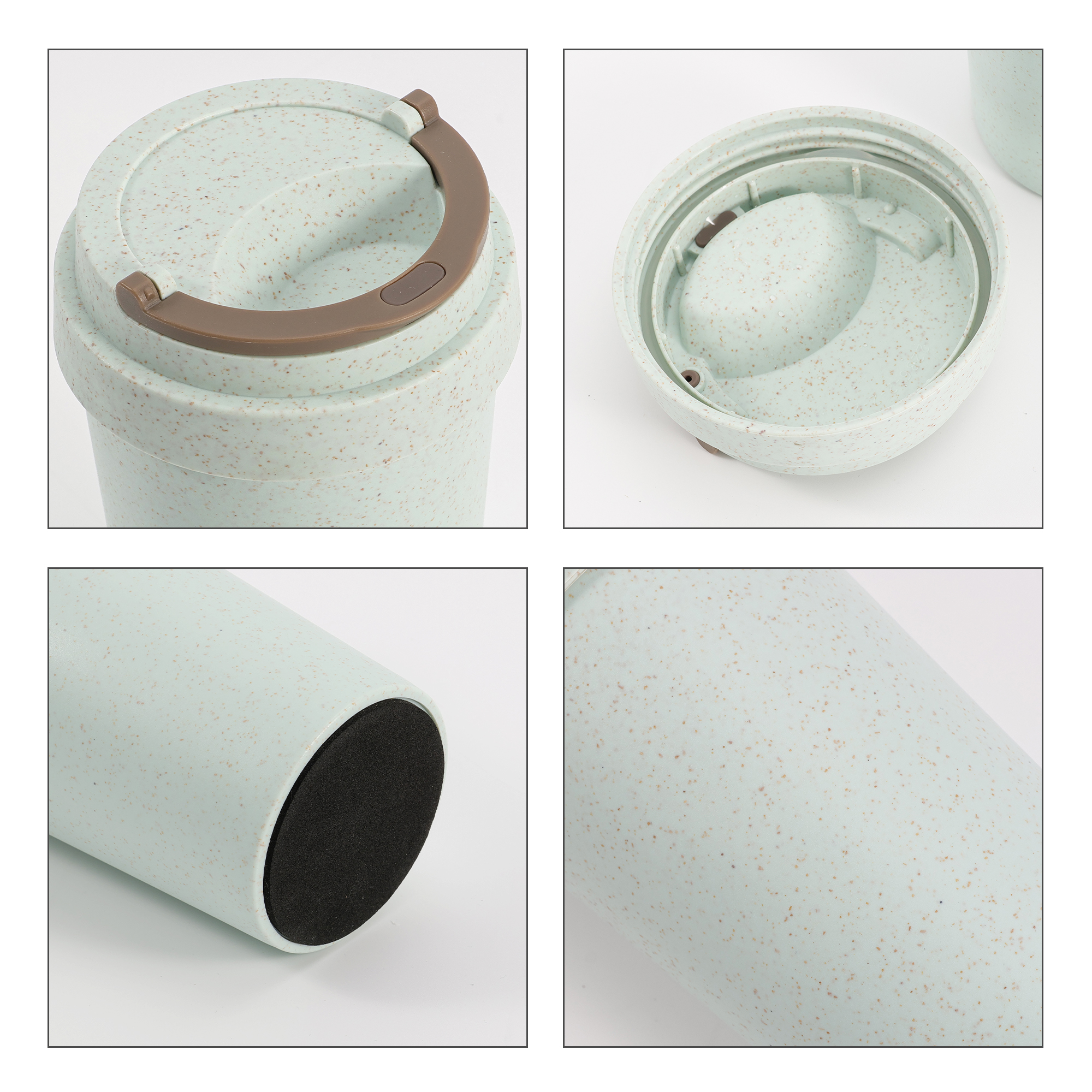 360ML Double Wall Wheat Straw Water Cup - Image 6
