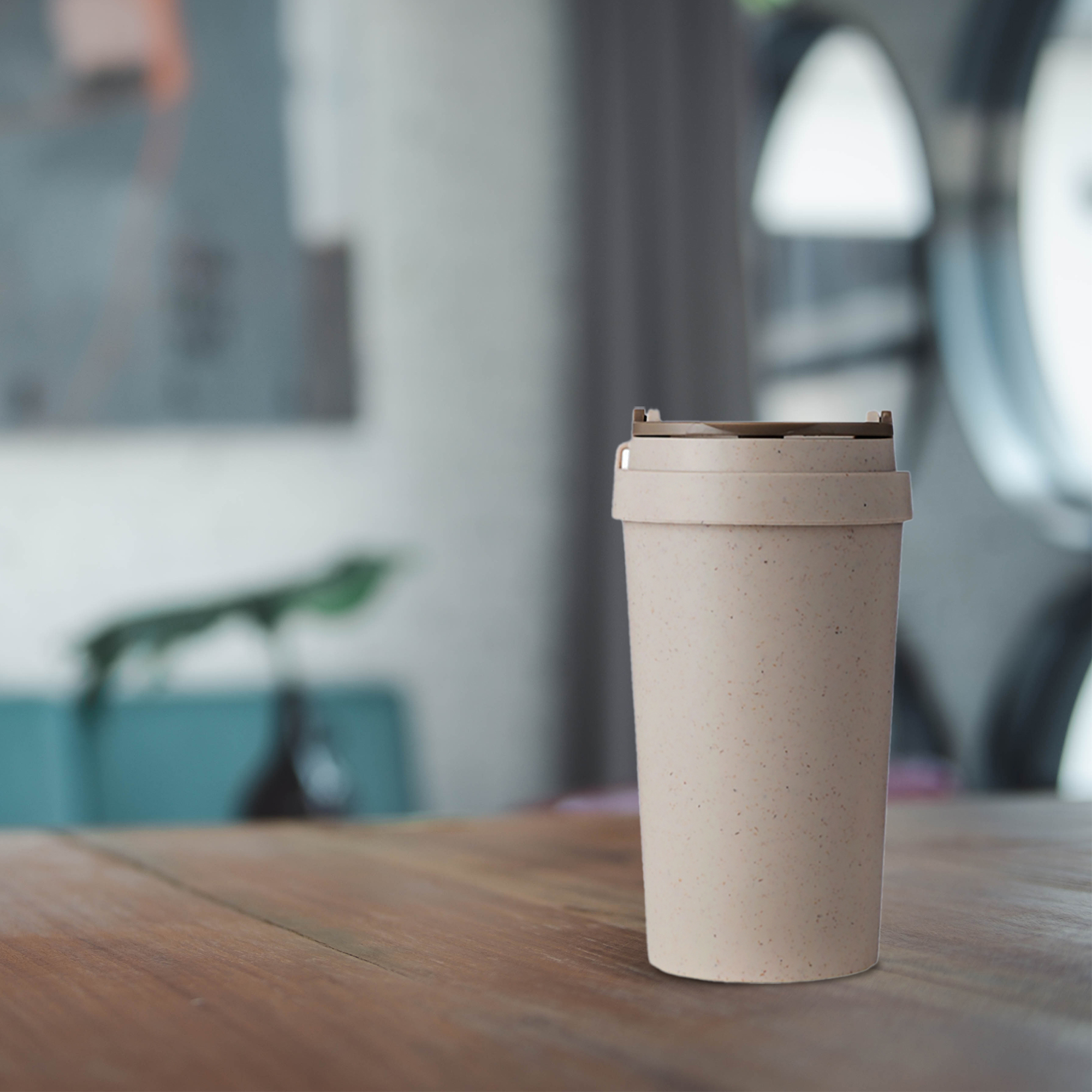 360ML Double Wall Wheat Straw Water Cup - Image 9