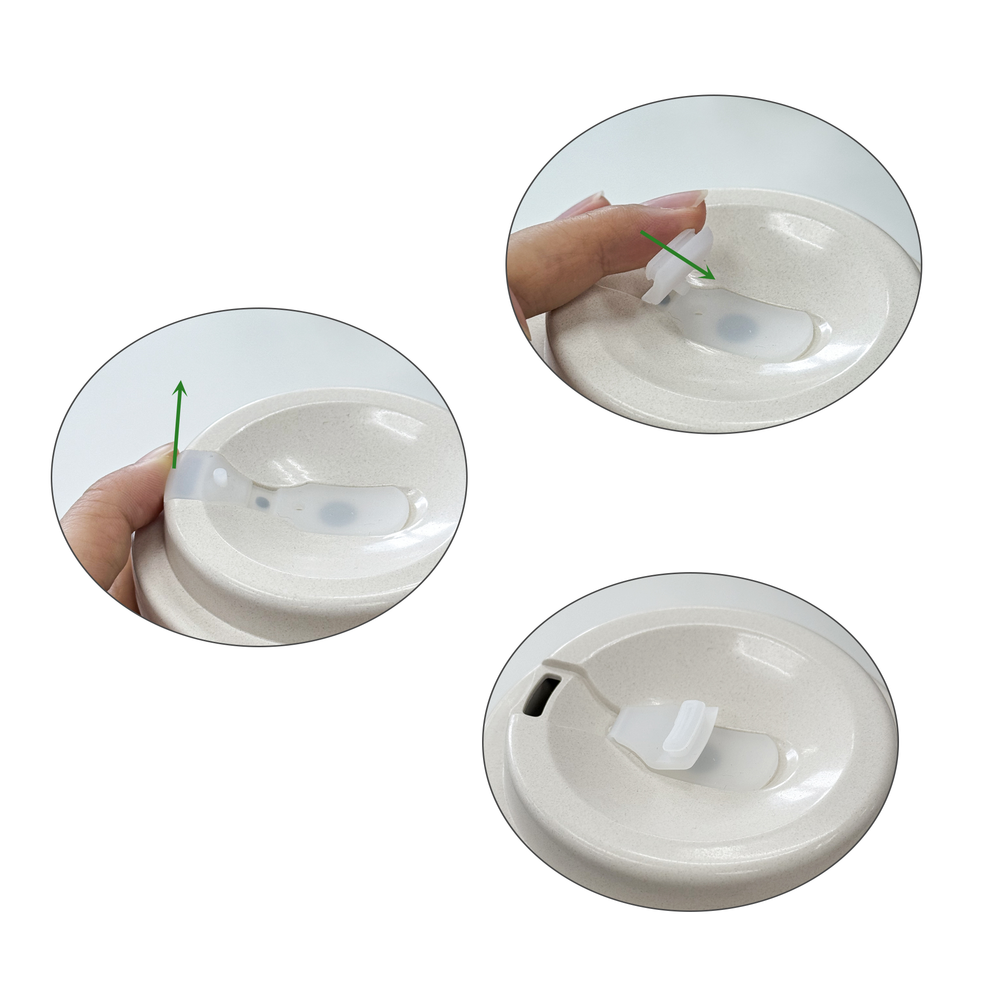 400ML BPA-free Eco Bamboo Fibre Coffee Cup - Image 6