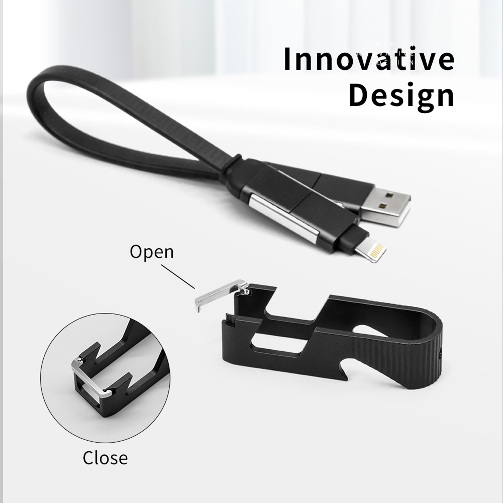 60W Charging Cable with Opener and Phone Stand - Image 8