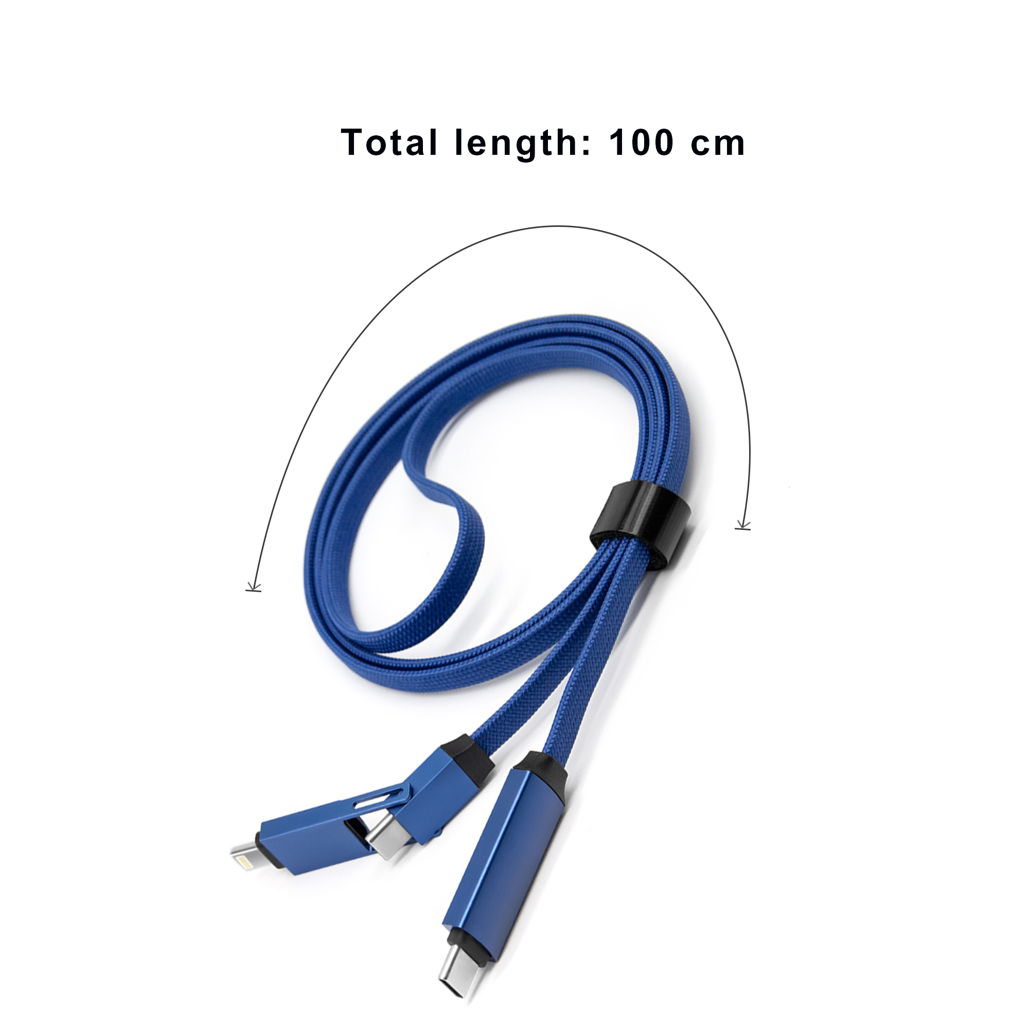 60W Long 3-In-1 Charging Cable - Image 7
