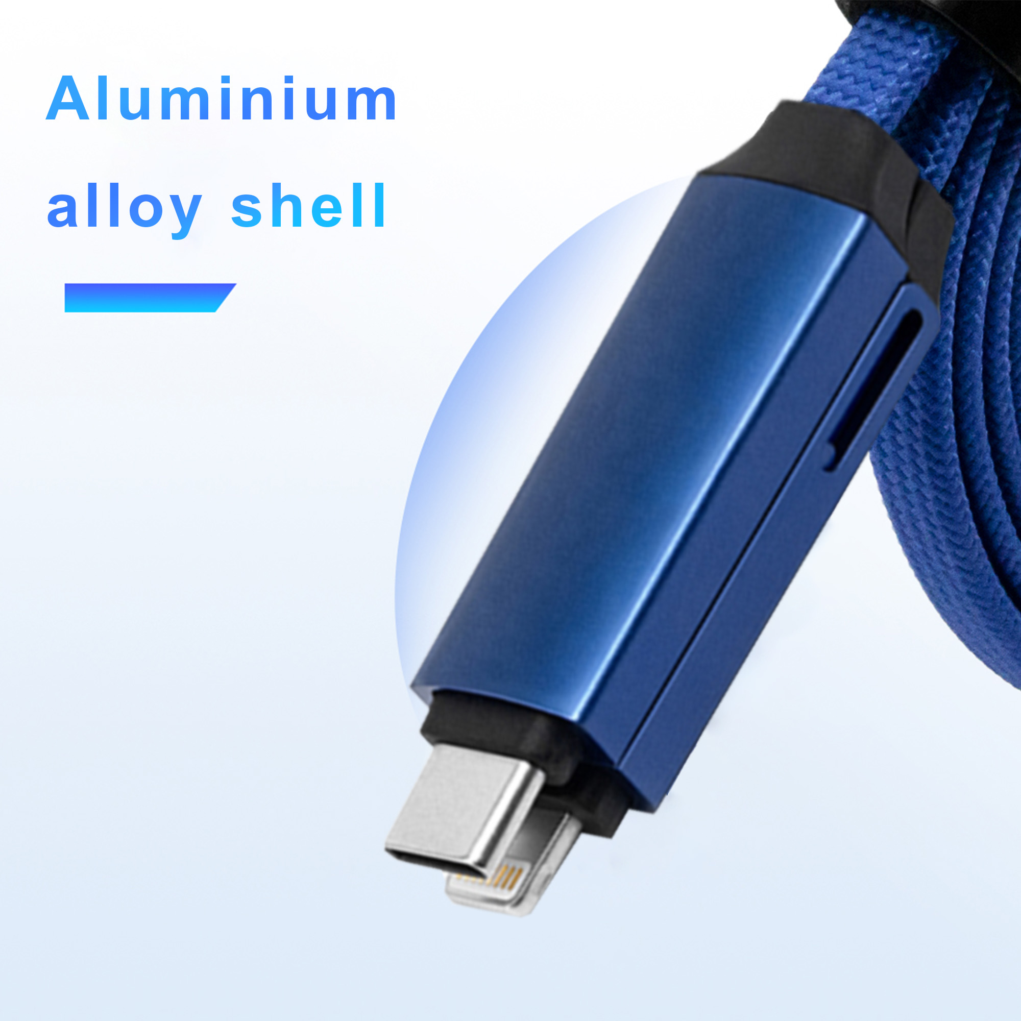 60W Long 3-In-1 Charging Cable - Image 8