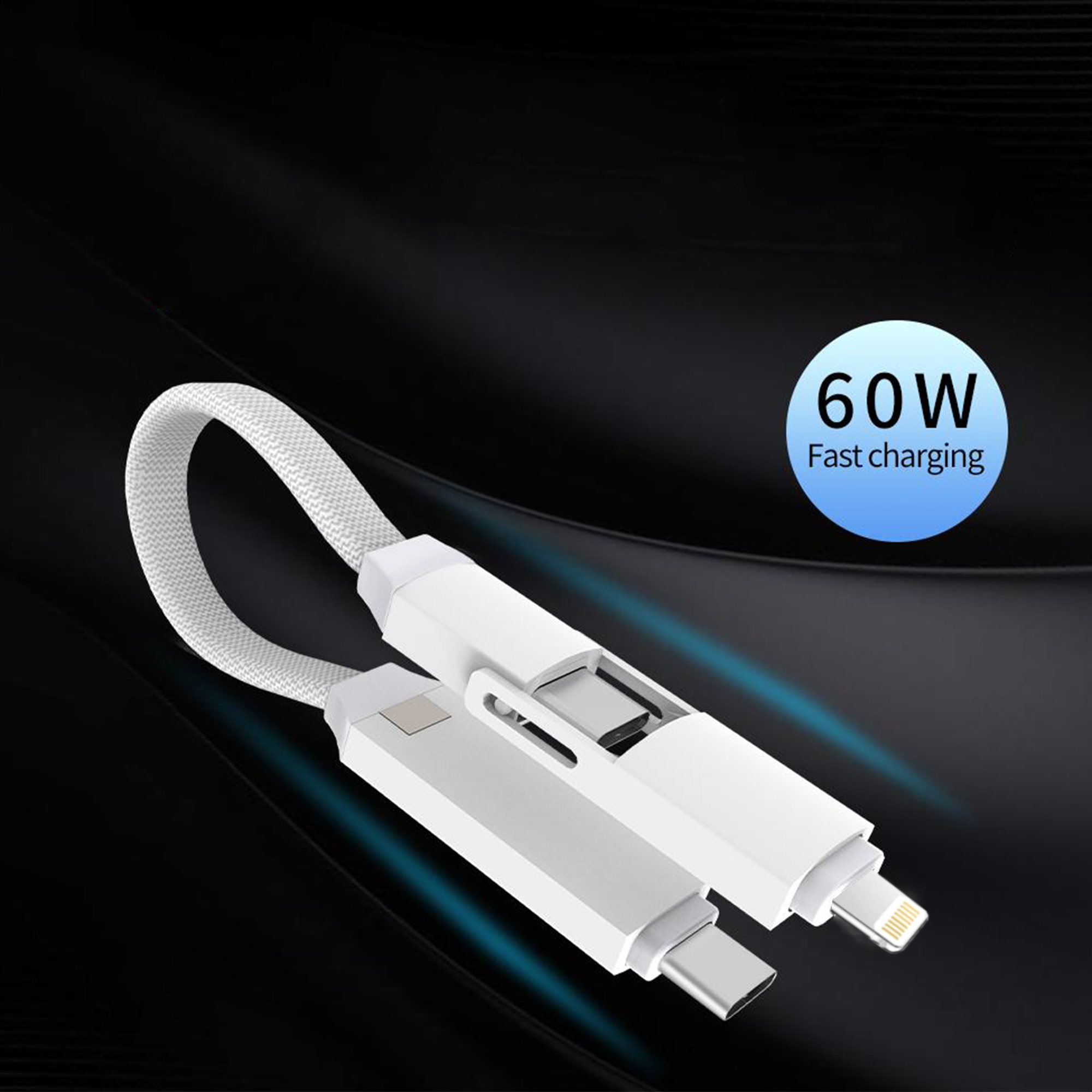 60W 3-In-1 ABS Charging Cable - Image 15