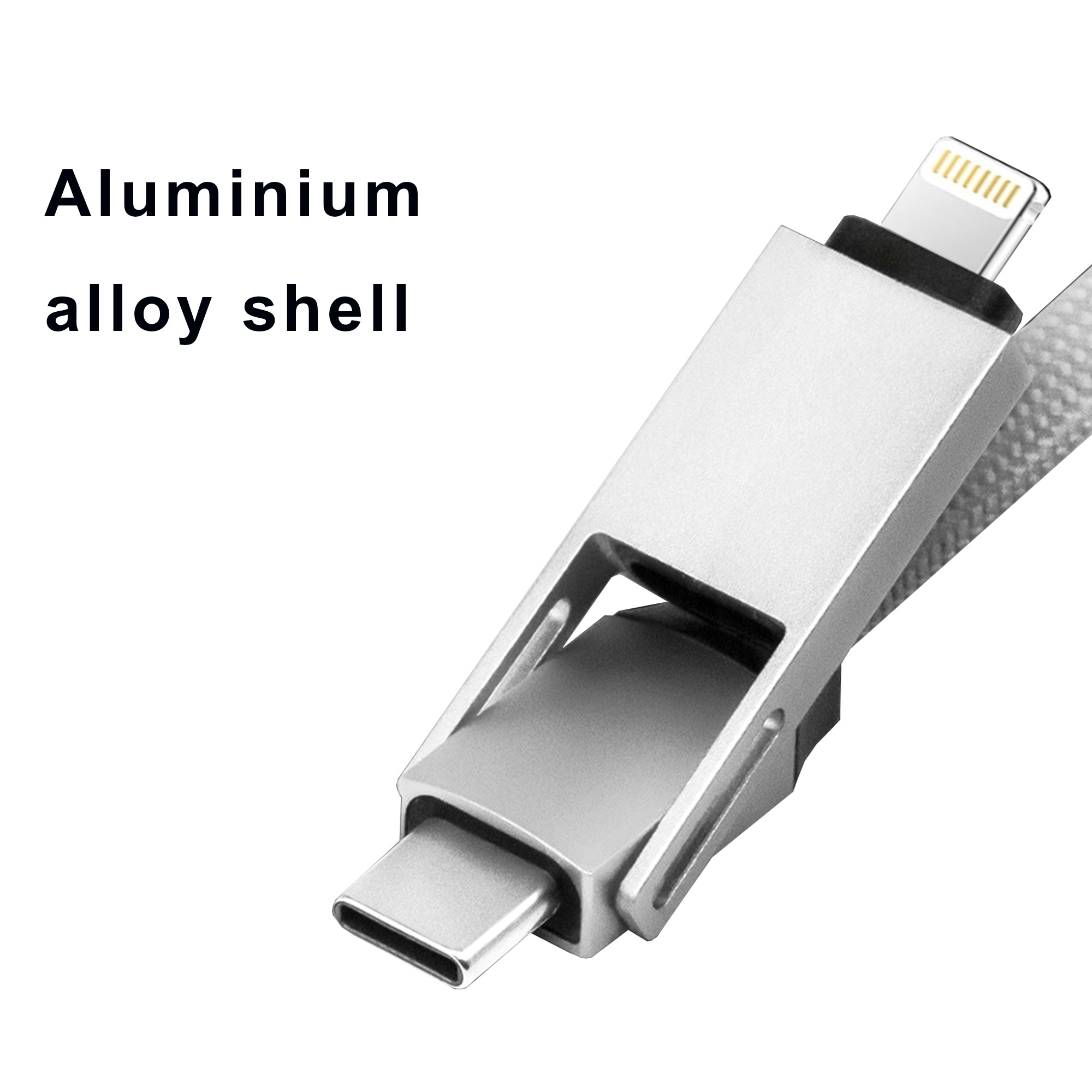 60W 3-In-1 Aluminium Charging Cable - Image 8