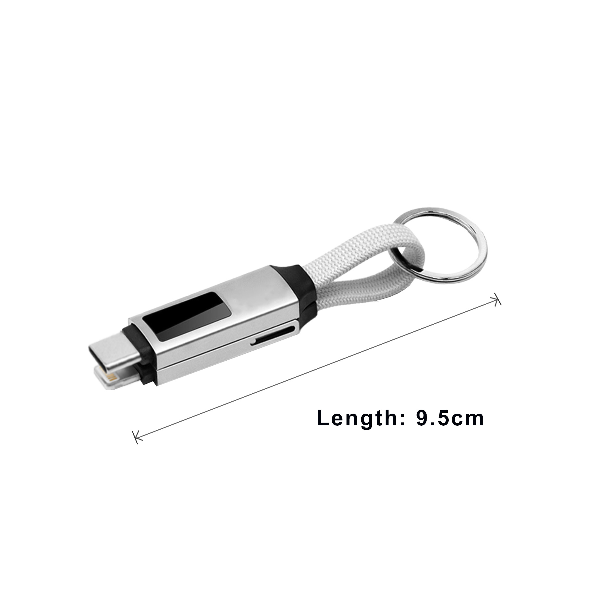 100W 3-In-1 Aluminium Charging Cable with Digital Display - Image 7