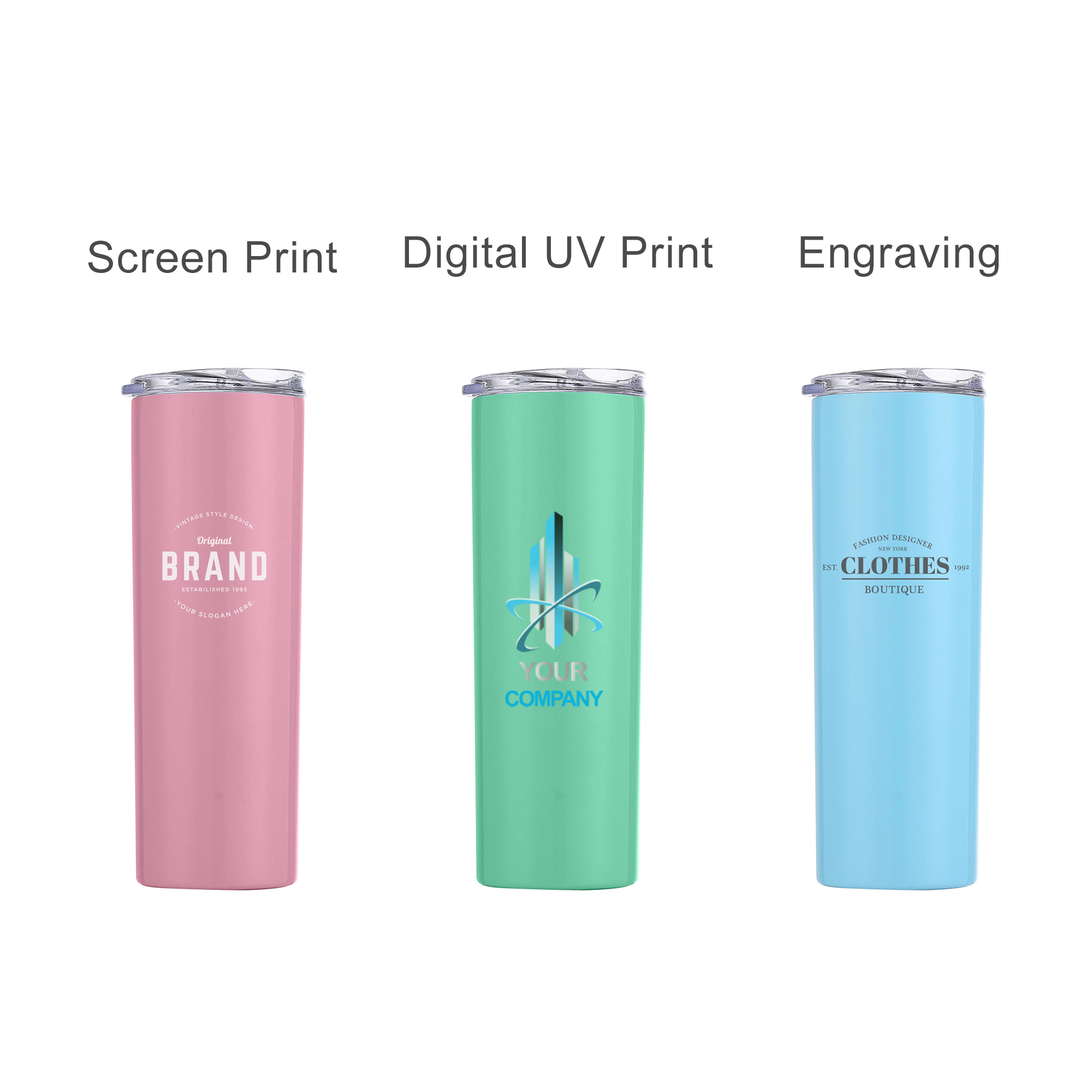 580ML U-shaped Double Wall Stainless Steel Cup with Lid - Image 9