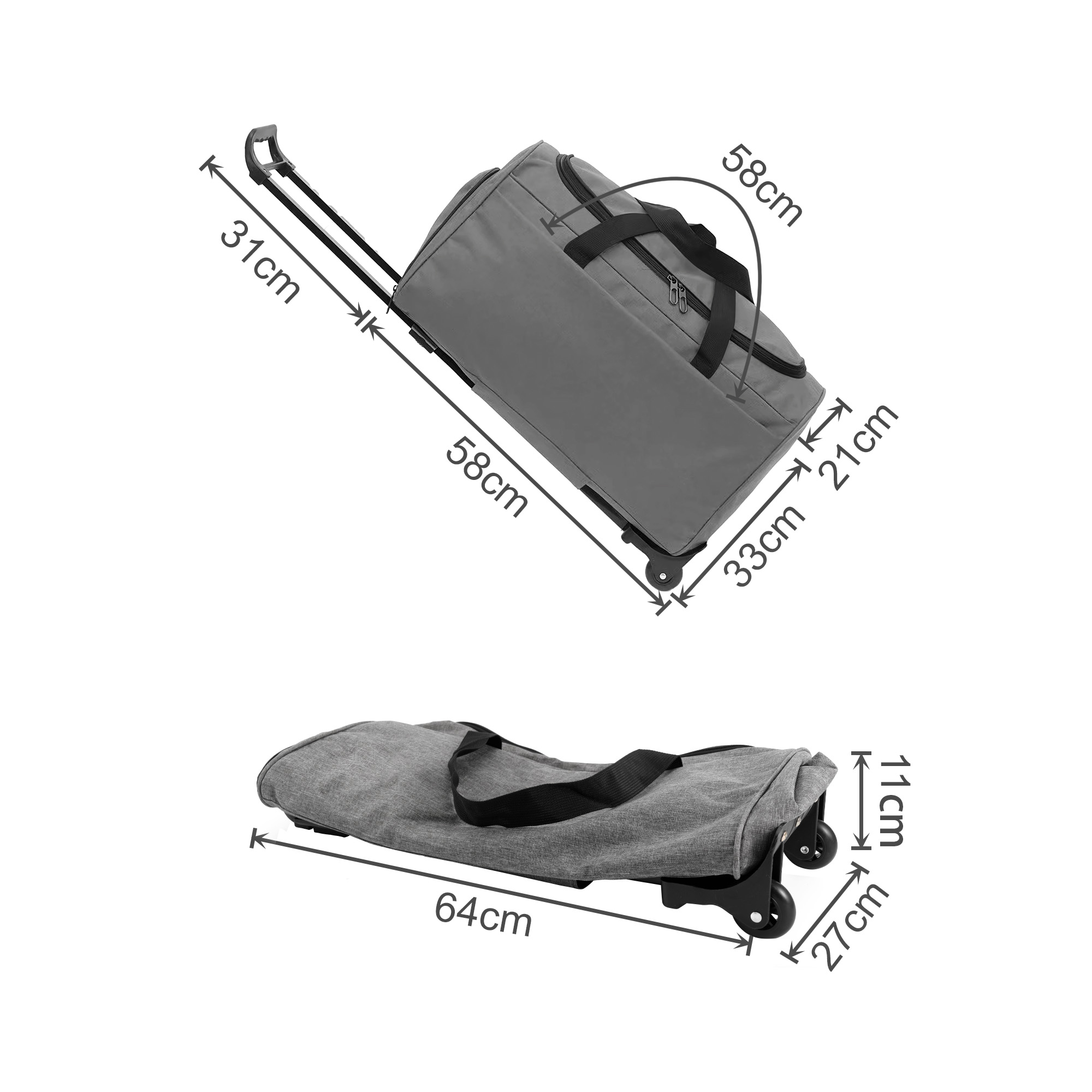 Wheeled Duffel Bag - Image 7
