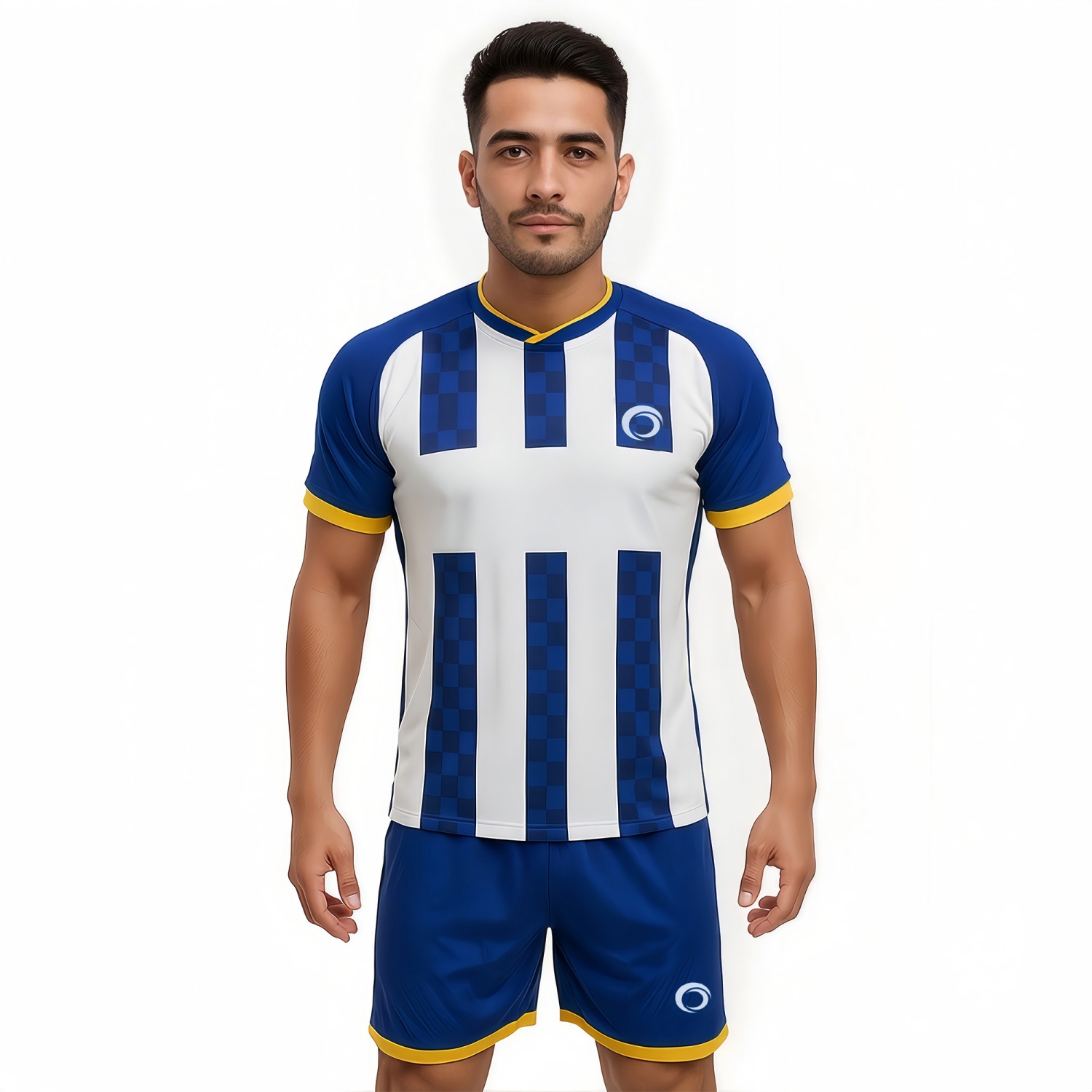 100% Polyester Sublimated Breathable Soccer Shorts - Image 2