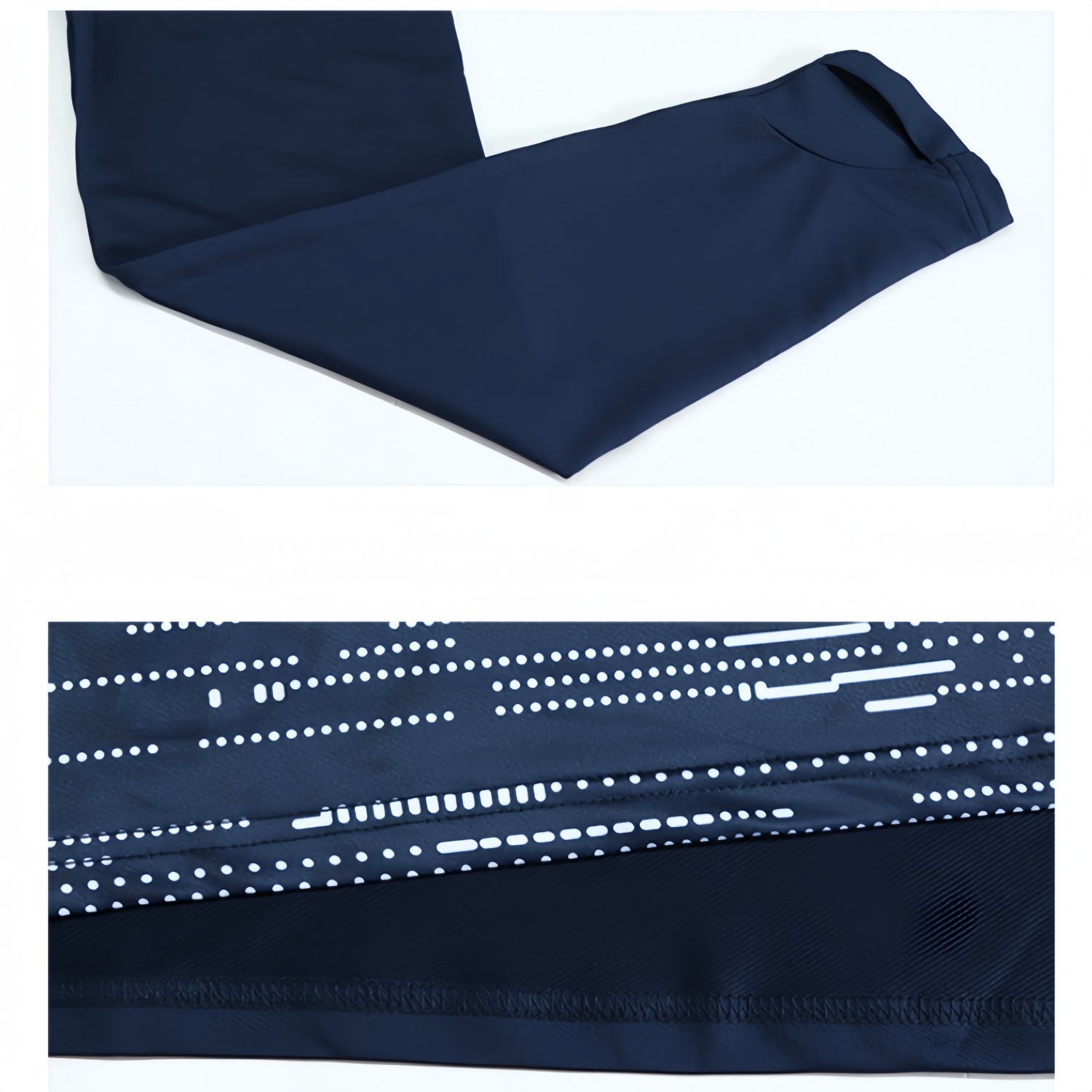 Polyester Spandex Sublimated Stand-Up Collar 1/4 Zip Raglan Jacket - Image 4