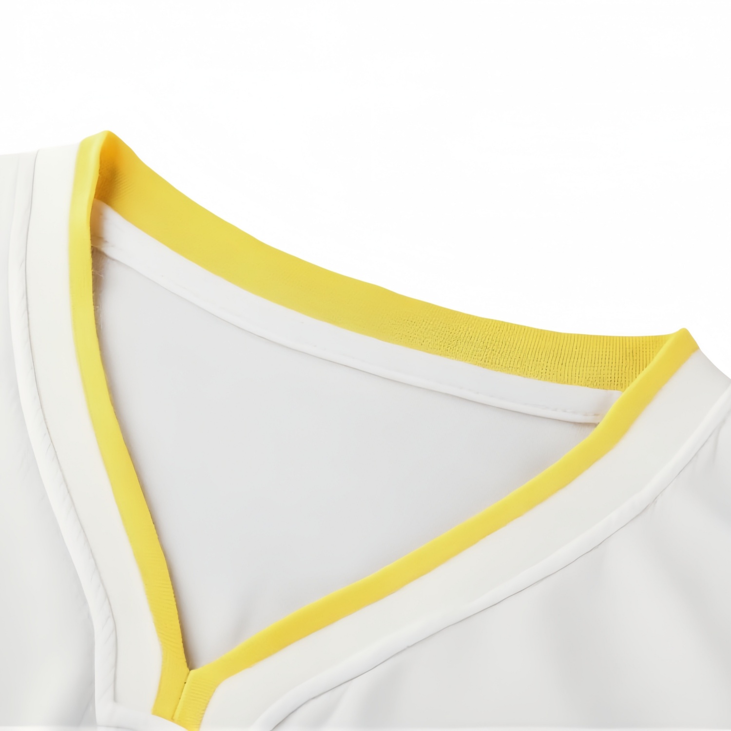 100% Polyester Sublimated Curved V-Neck Sleeveless Sport Jersey - Image 4