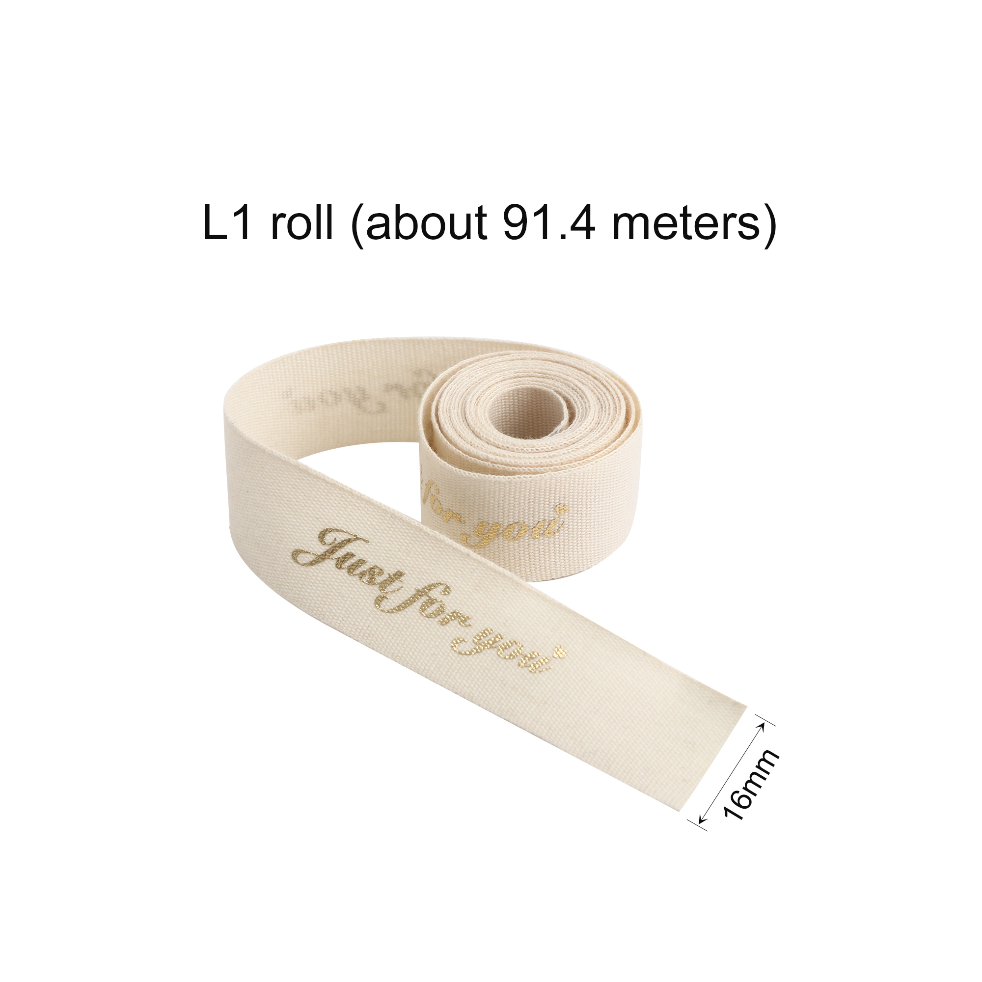 16mm Hot Stamping Cotton Ribbon - Image 6