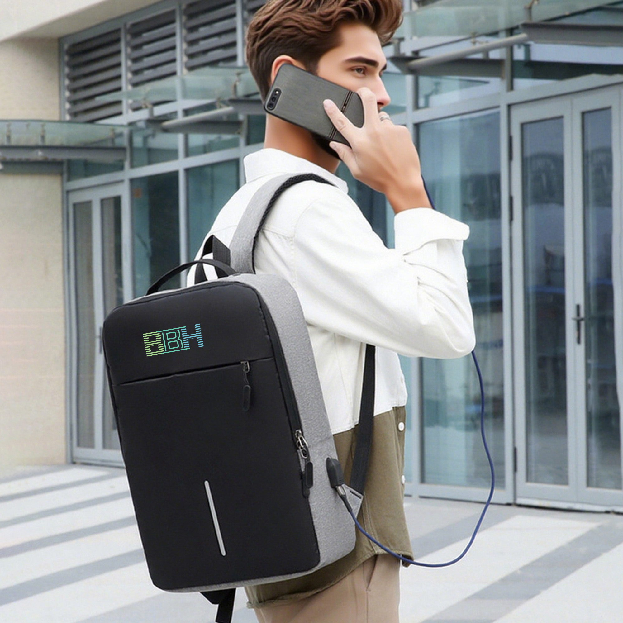 Laptop Backpack with USB Charging - Image 13