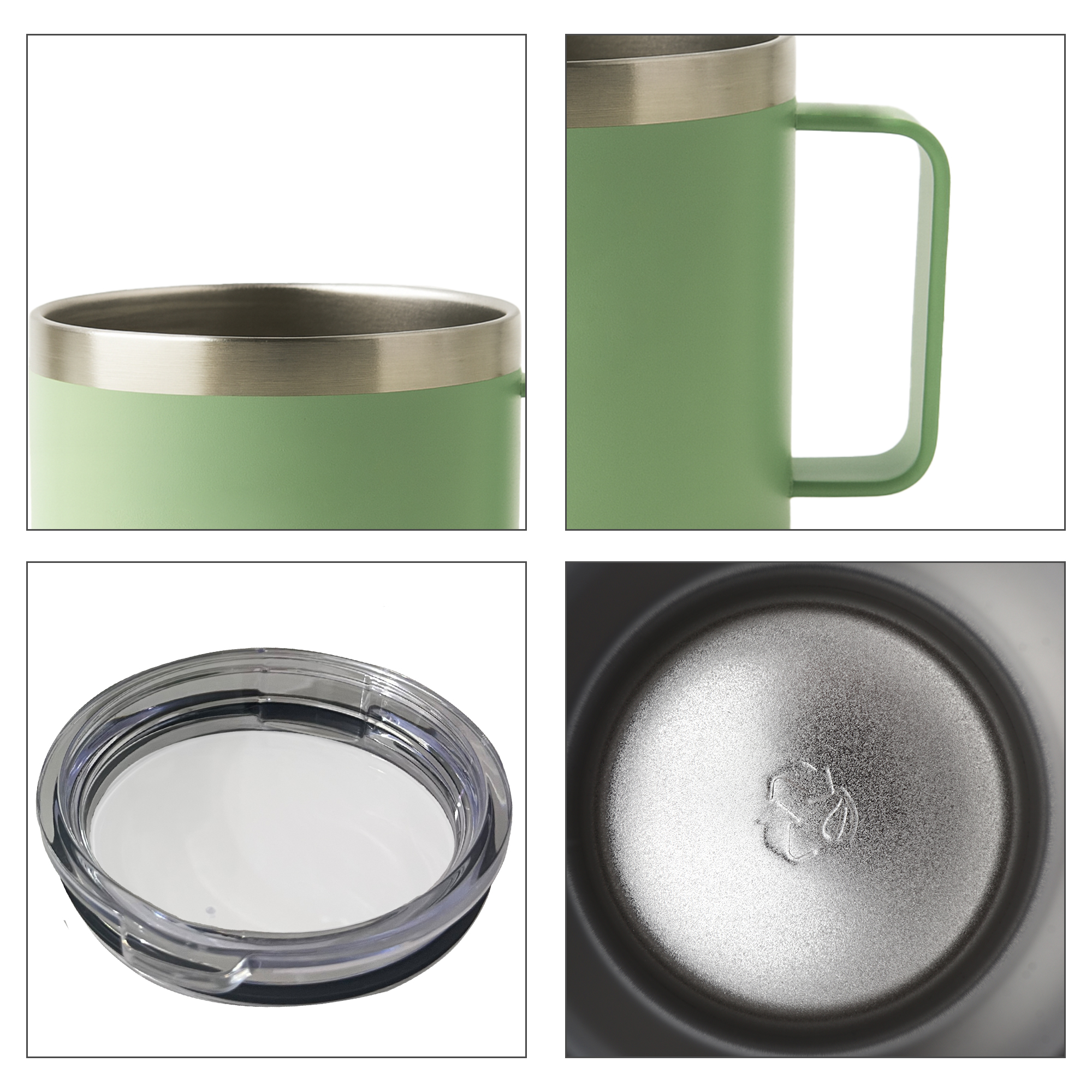 450ML RCS Recycled Stainless Steel Office Coffee Cup - Image 11