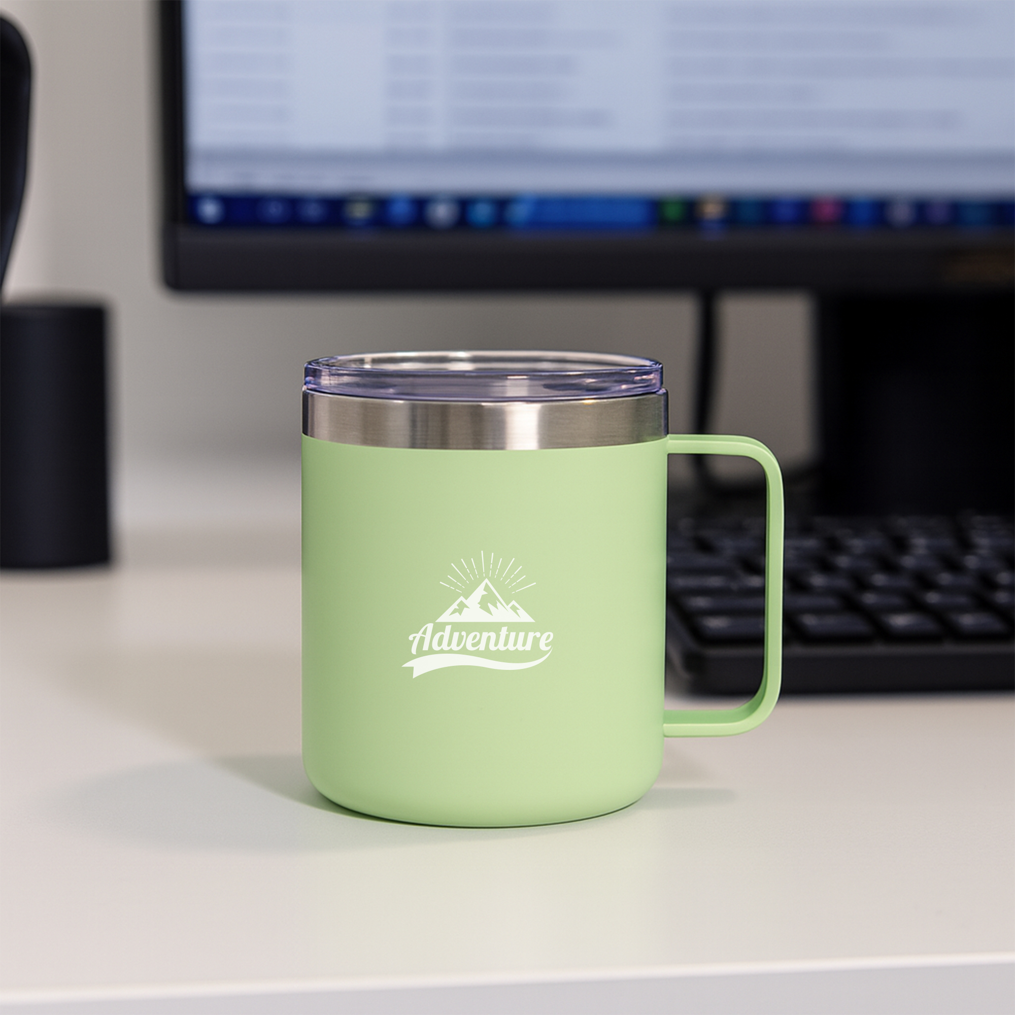 450ML RCS Recycled Stainless Steel Office Coffee Cup - Image 12