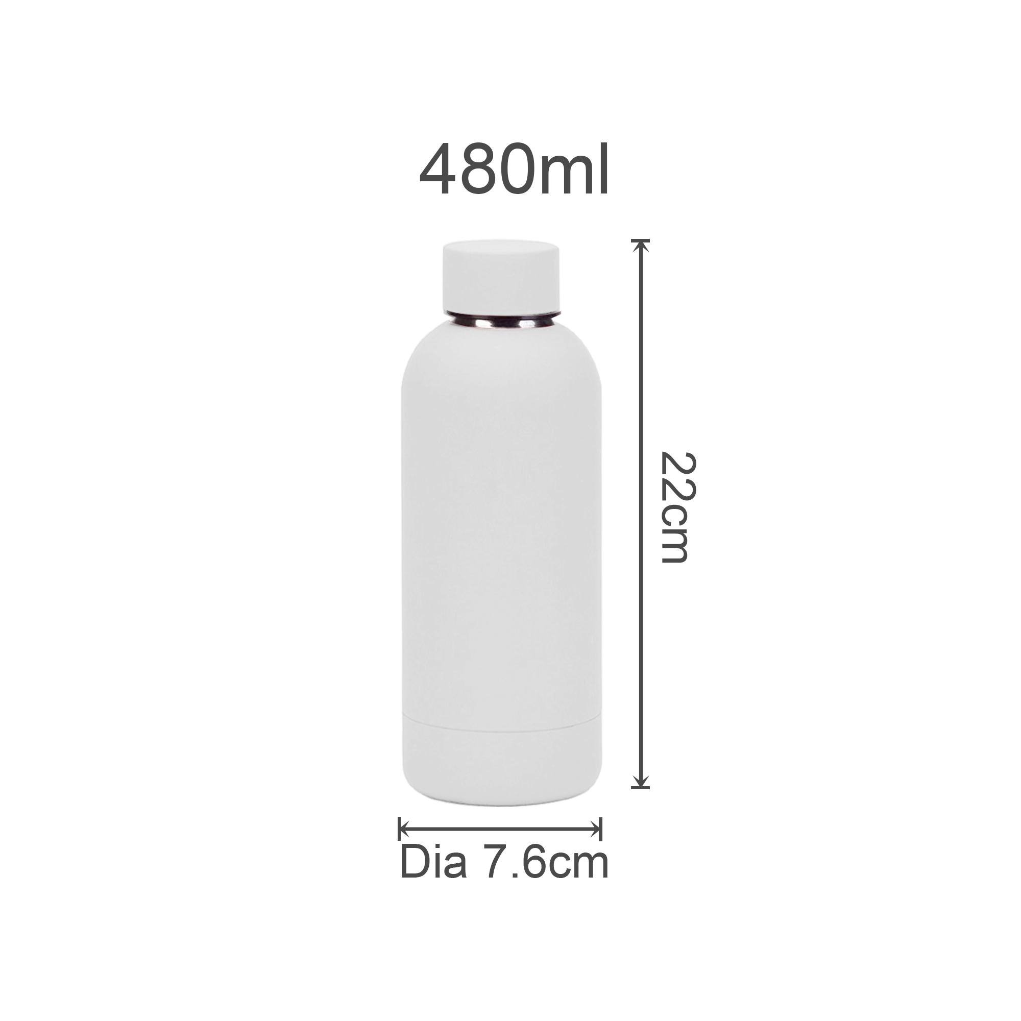 480ML RCS Recycled Stainless Steel Insulated Water Bottle - Image 8