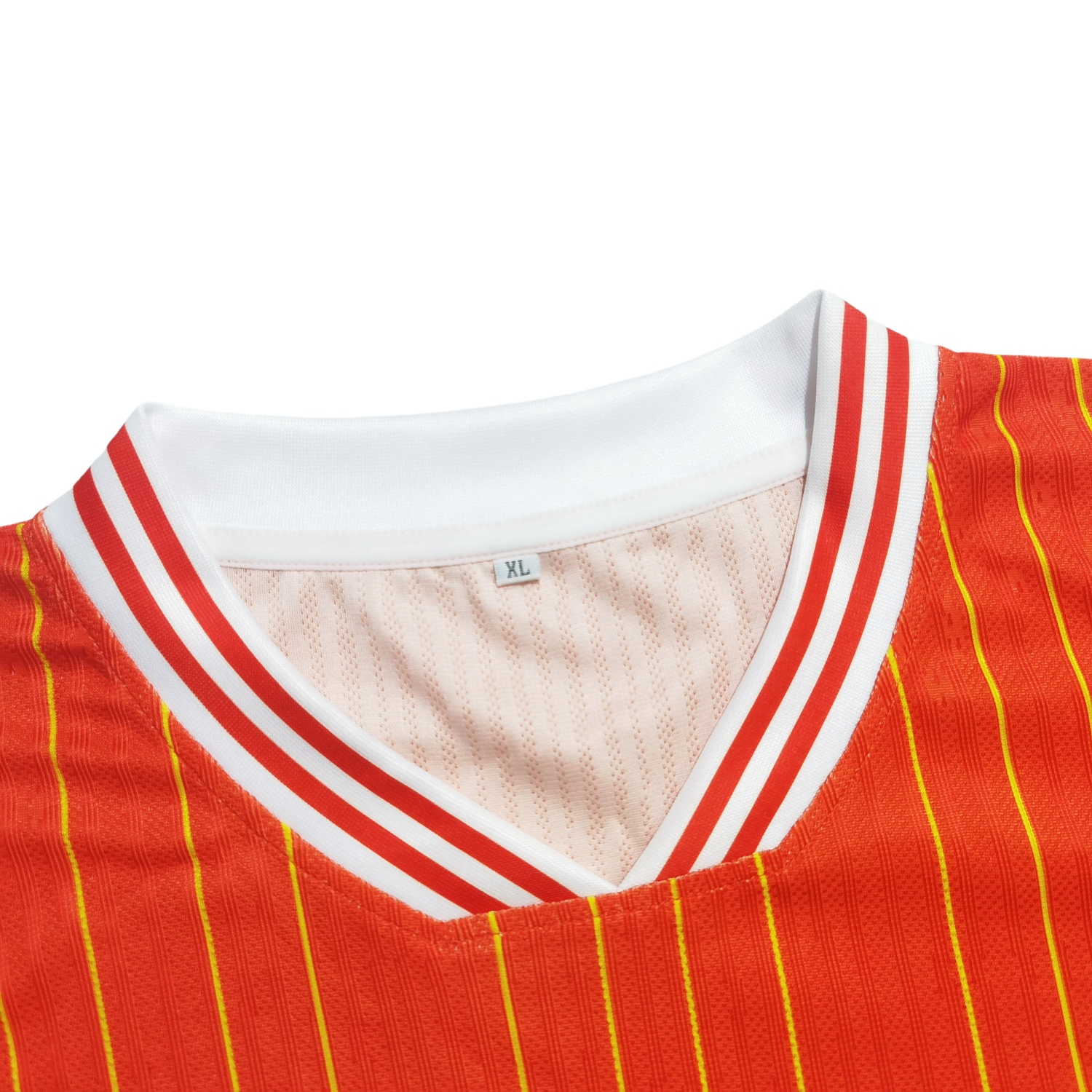 100% Polyester Sublimated Breathable V-Neck Raglan T-shirt - Image 4