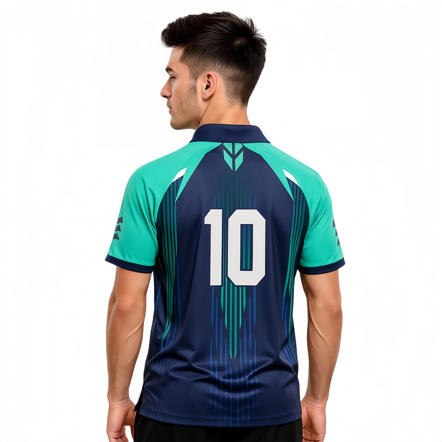 100% Polyester Micro Mesh Sublimated Raglan POLO - Image 2
