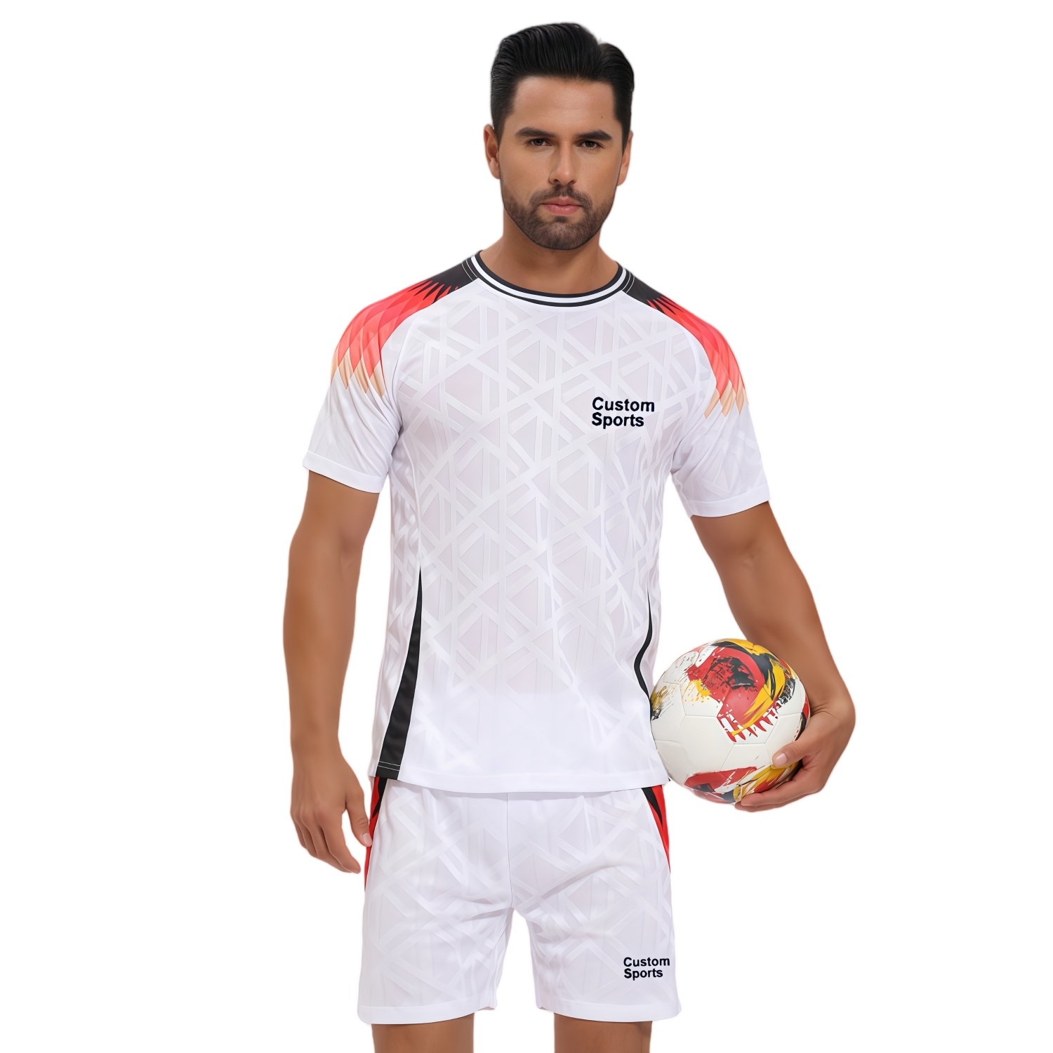 100% Polyester Sublimated Breathable Crew Neck Raglan T-shirt - Image 2