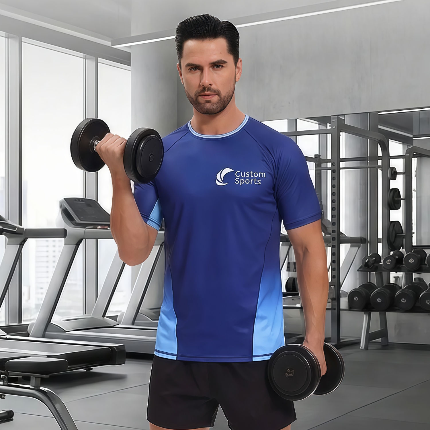 100% Polyester Micro Mesh Sublimated Crew Neck Raglan Tee Shirt - Image 3