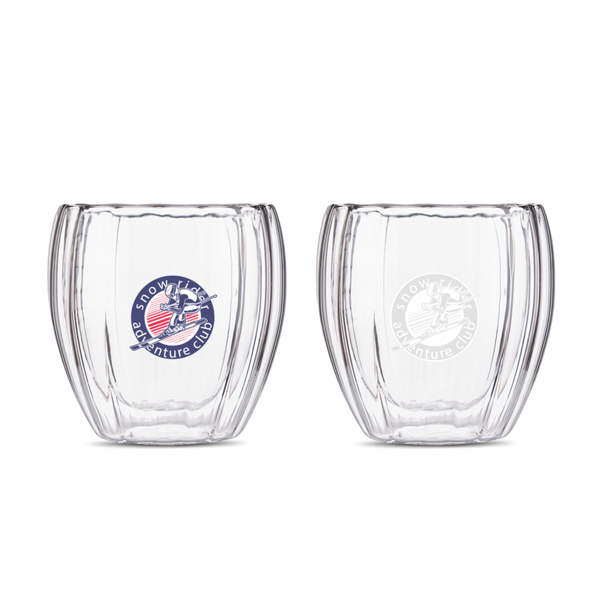 Spiral Double Wall Glass