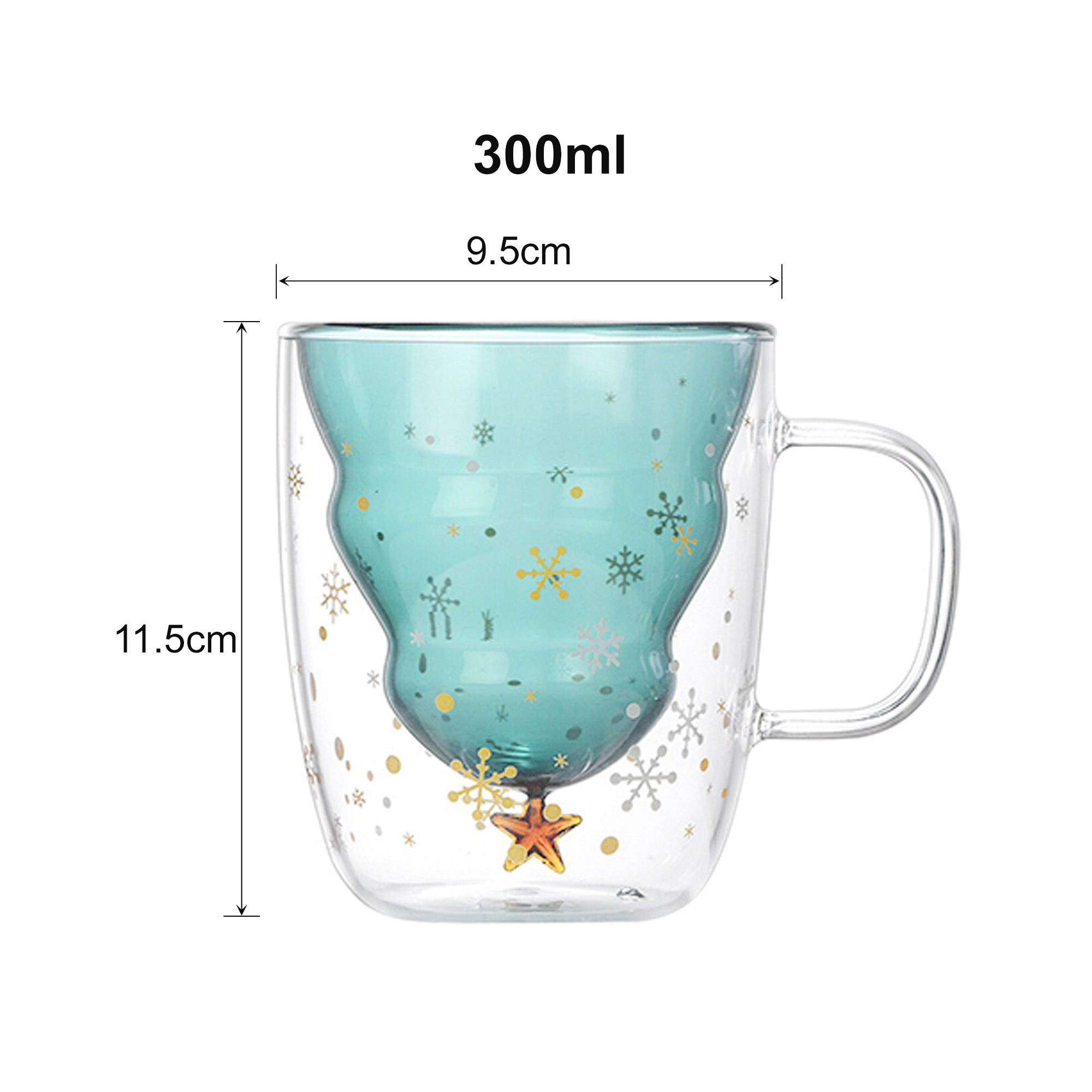 Xmas Tree Double Wall Mug - Image 3