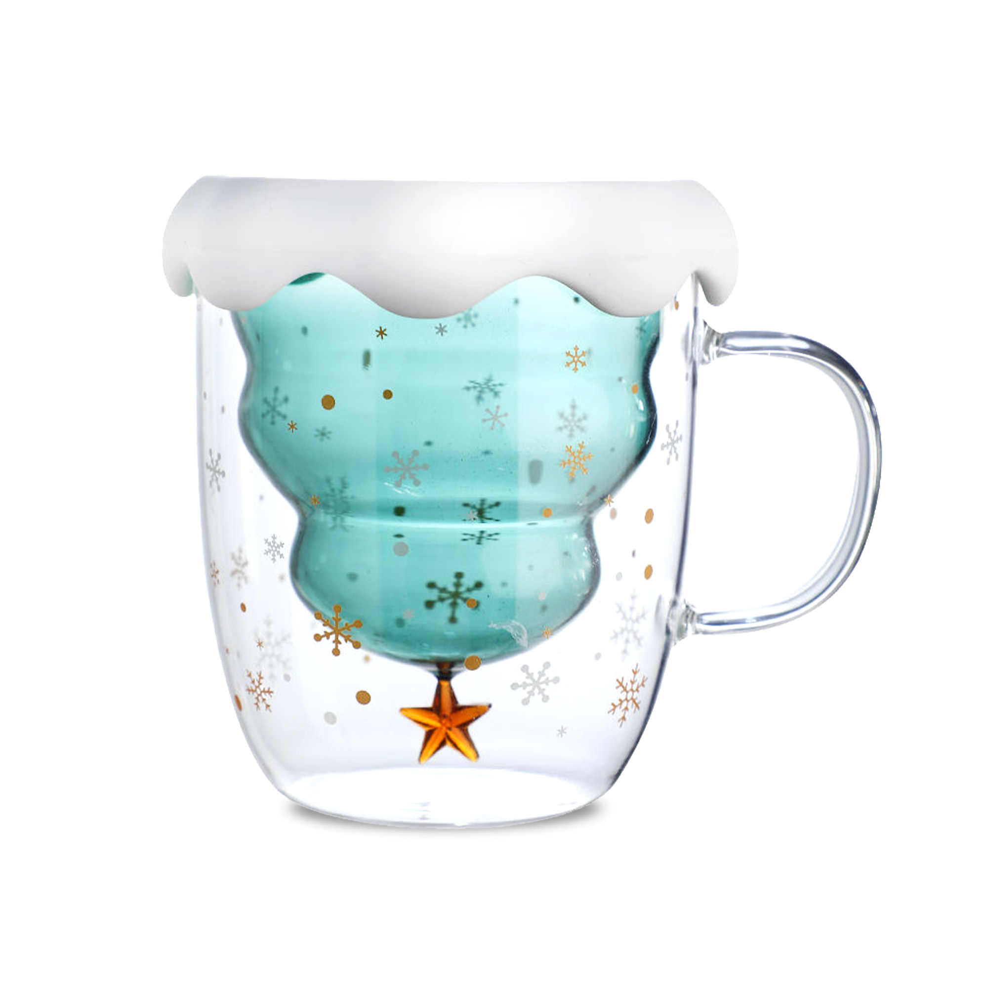 Xmas Tree Double Wall Mug - Image 2