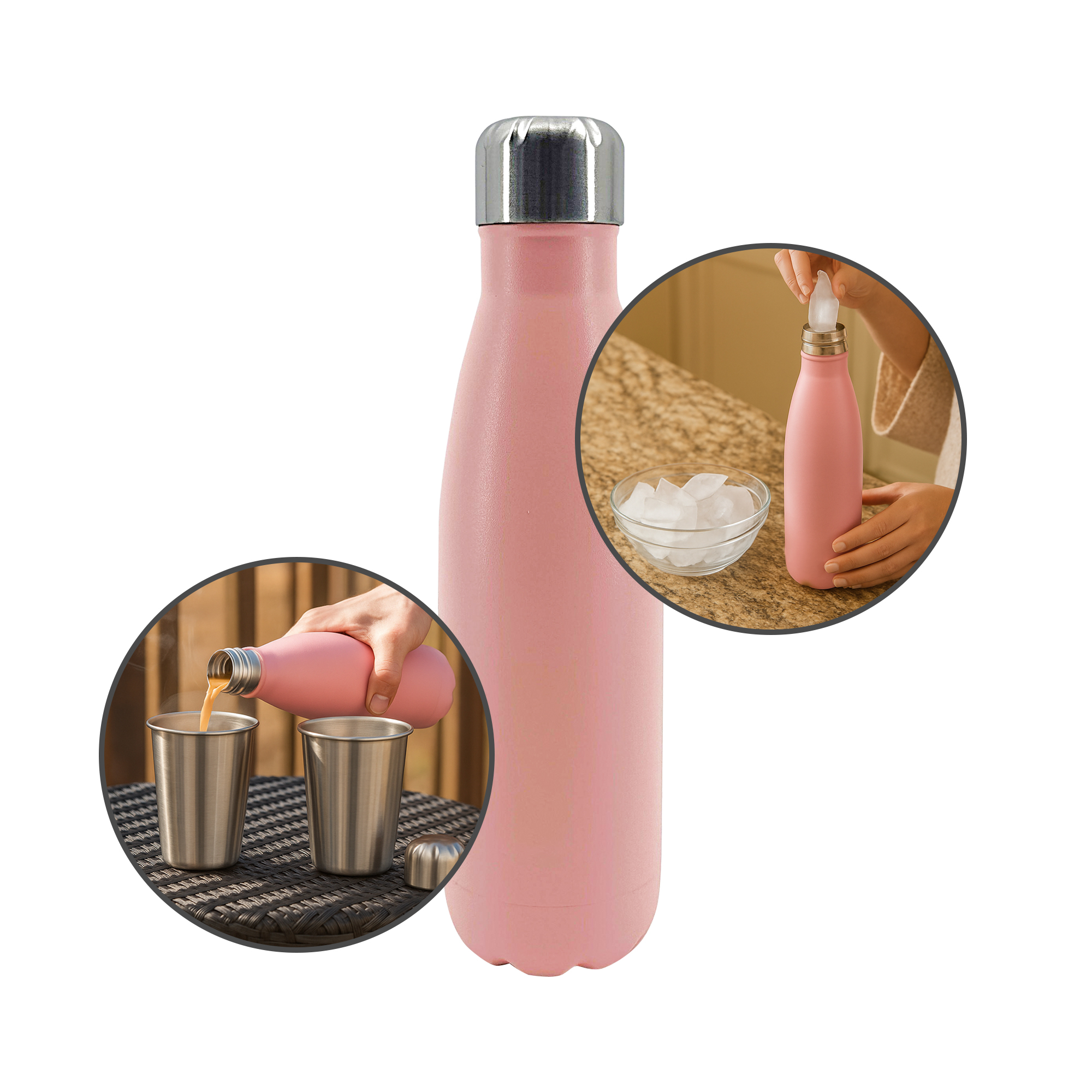 460ML RSC Double-wall Recycled Stainless Steel Vacuum Bottle - Image 10