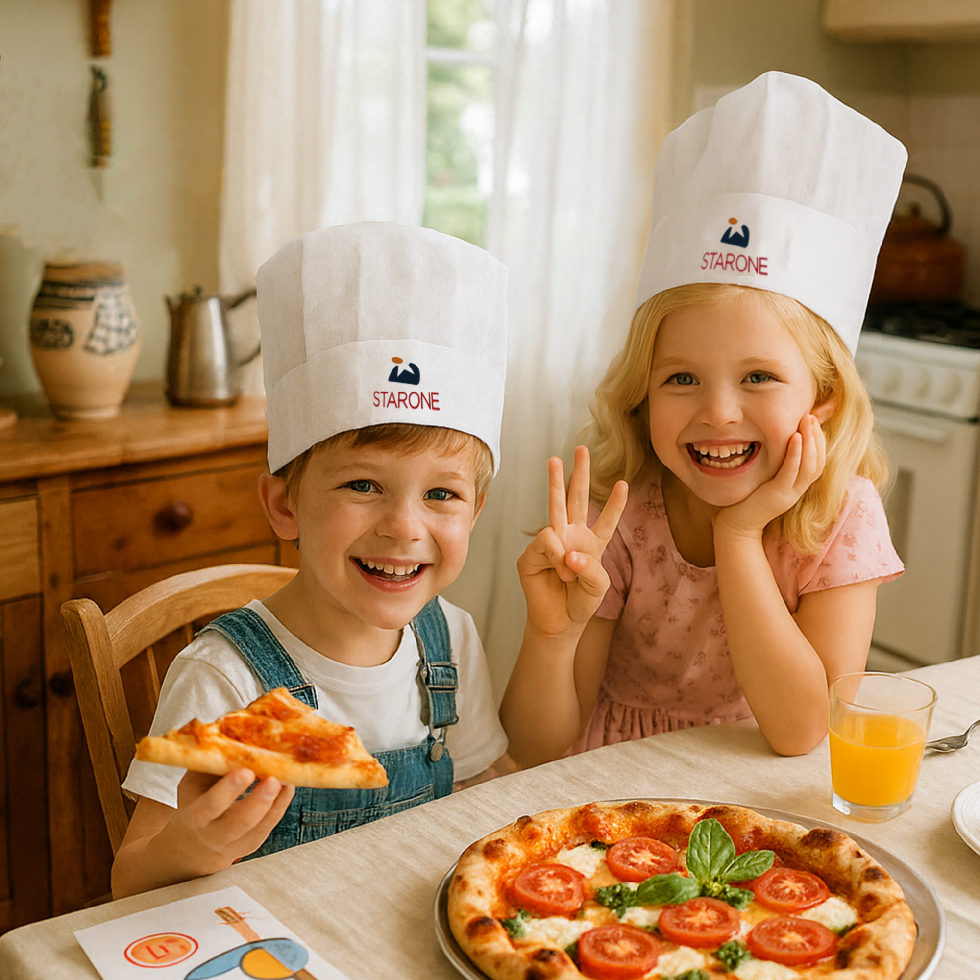 Disposable Non-woven Kids Chef Hat - Image 8