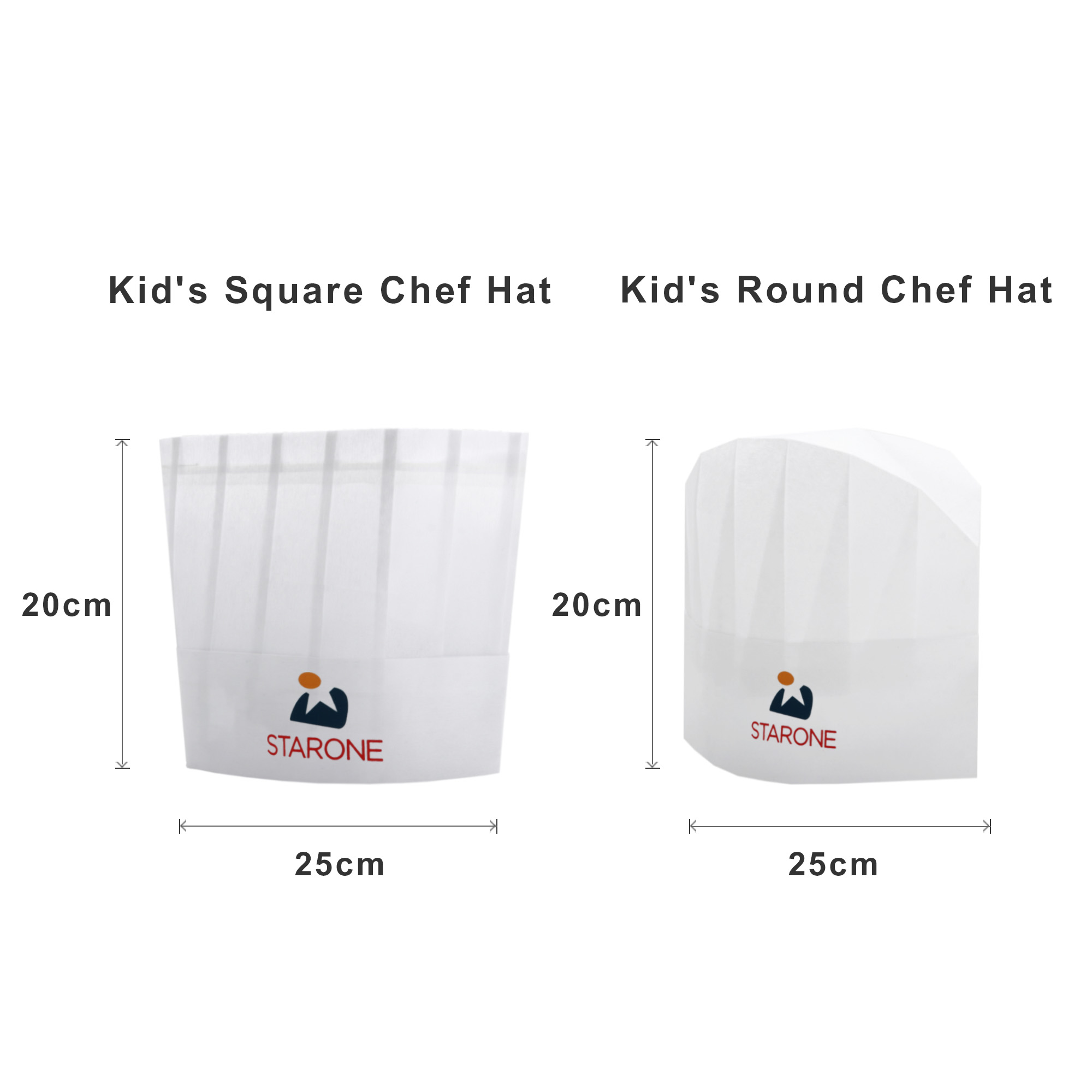 Disposable Non-woven Kids Chef Hat - Image 5