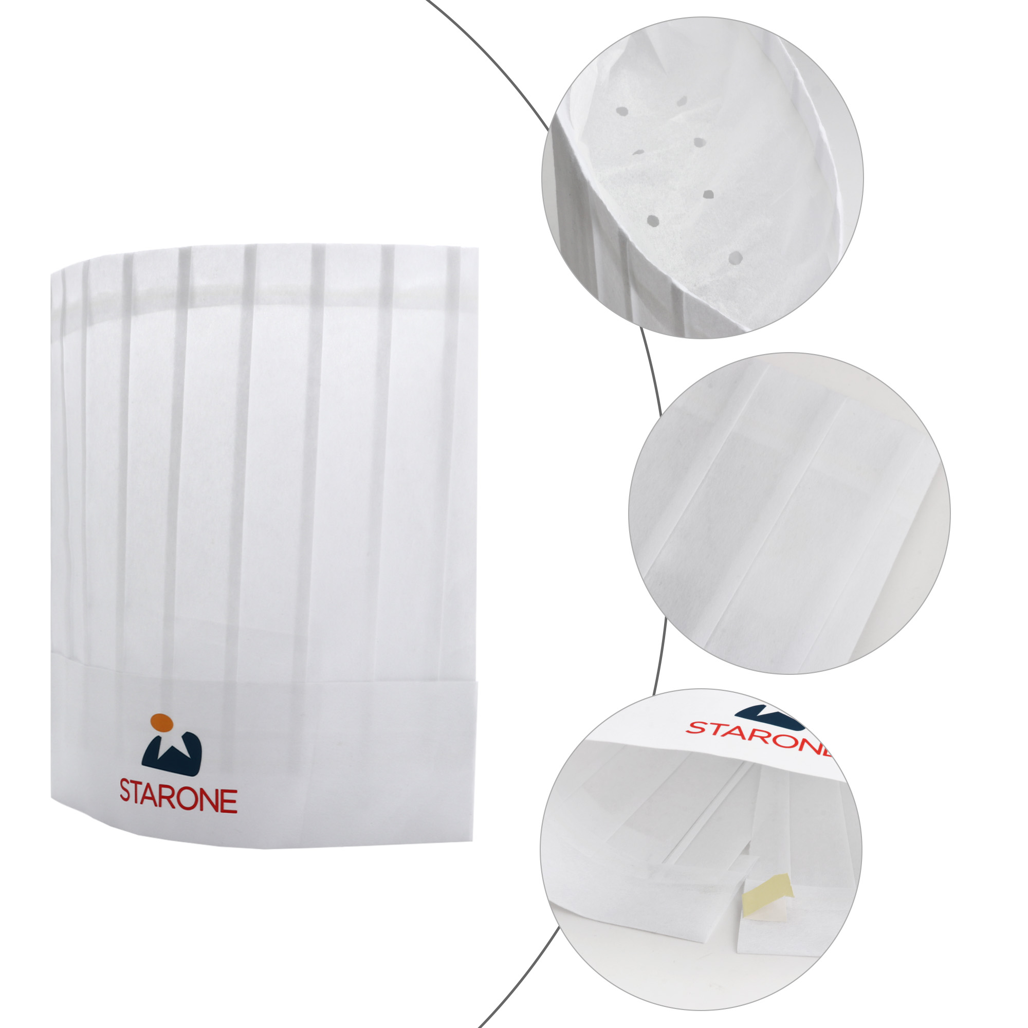Disposable Non-woven Chef Hat 29cm - Image 8