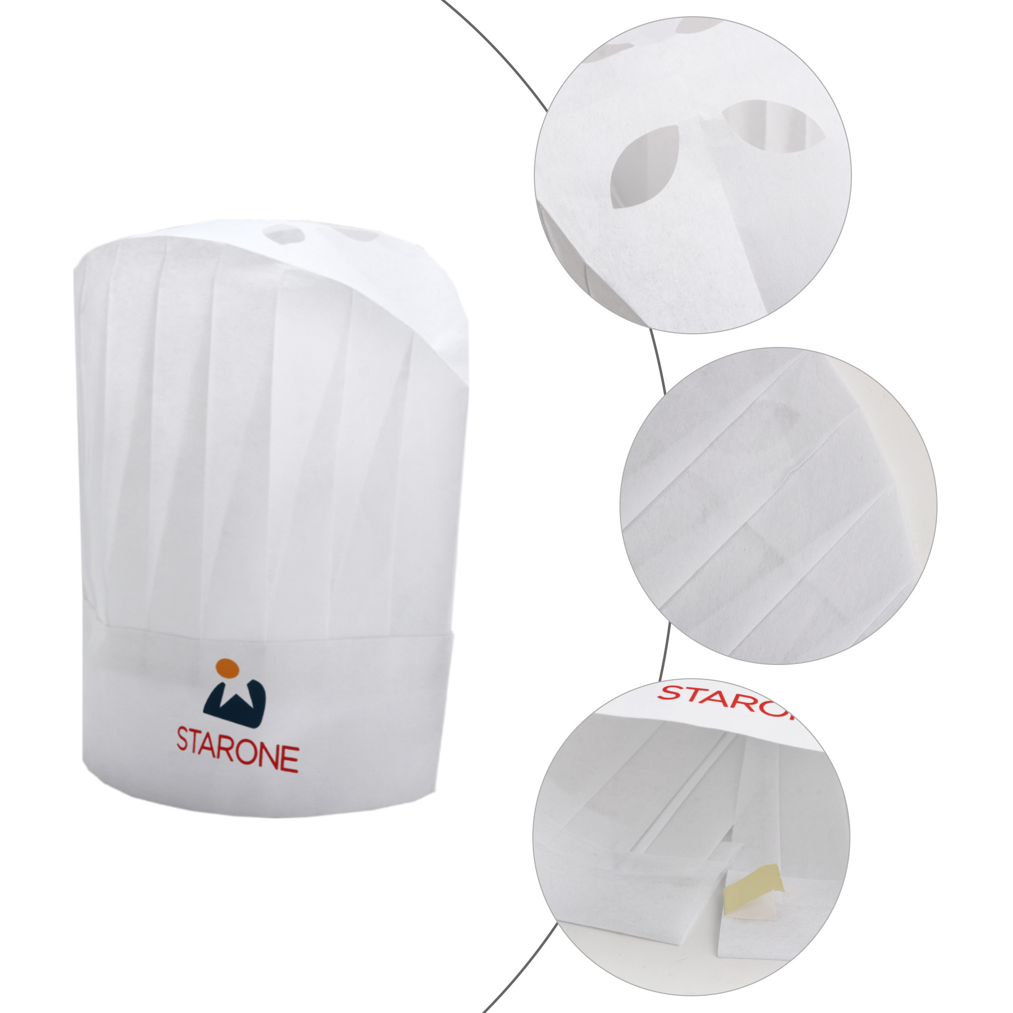 Disposable Non-woven Chef Hat 29cm - Image 7