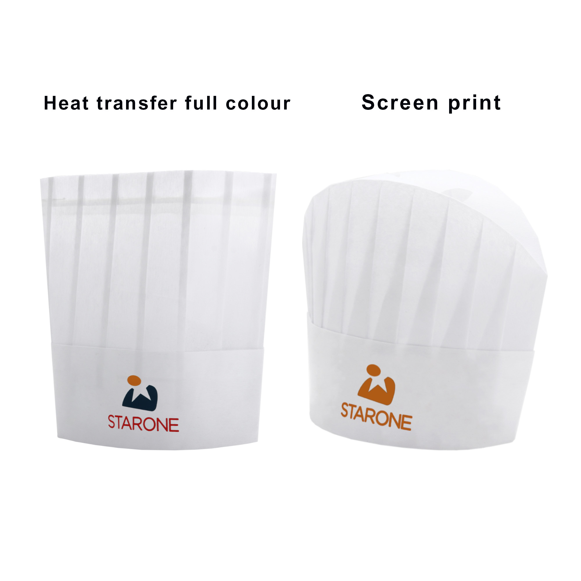 Disposable Non-woven Chef Hat 23cm - Image 4