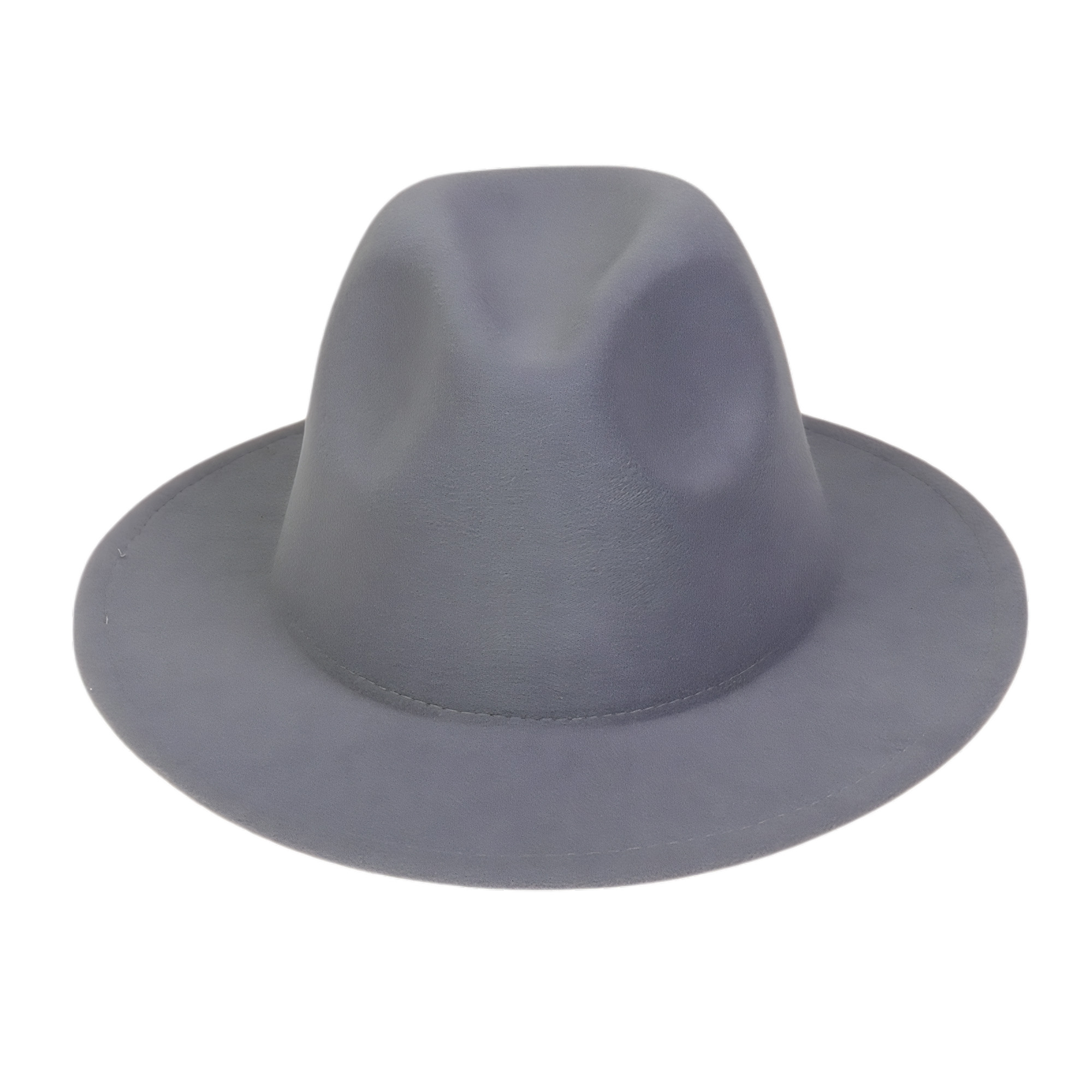 Felt Wide Brim Fedora Hat - Image 3